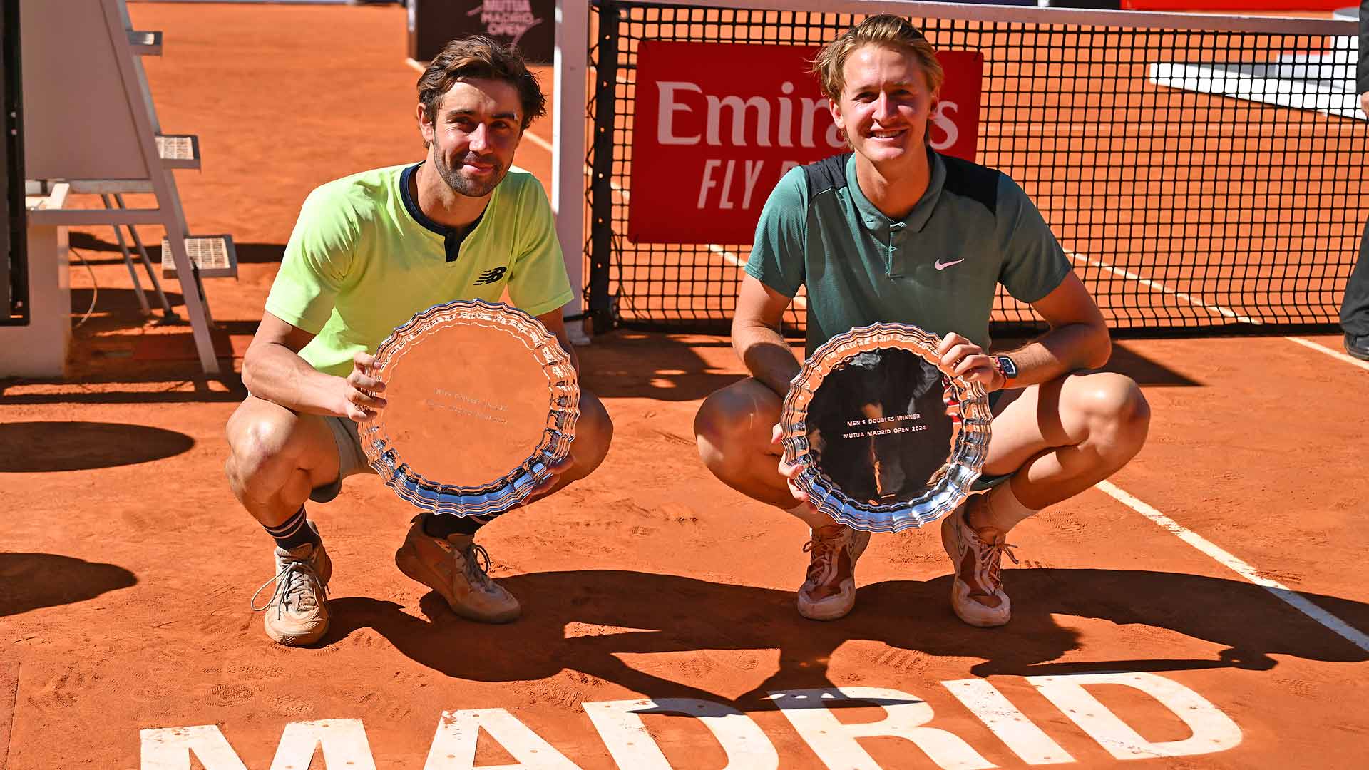 Korda/Thompson son campeones de dobles en Madrid
