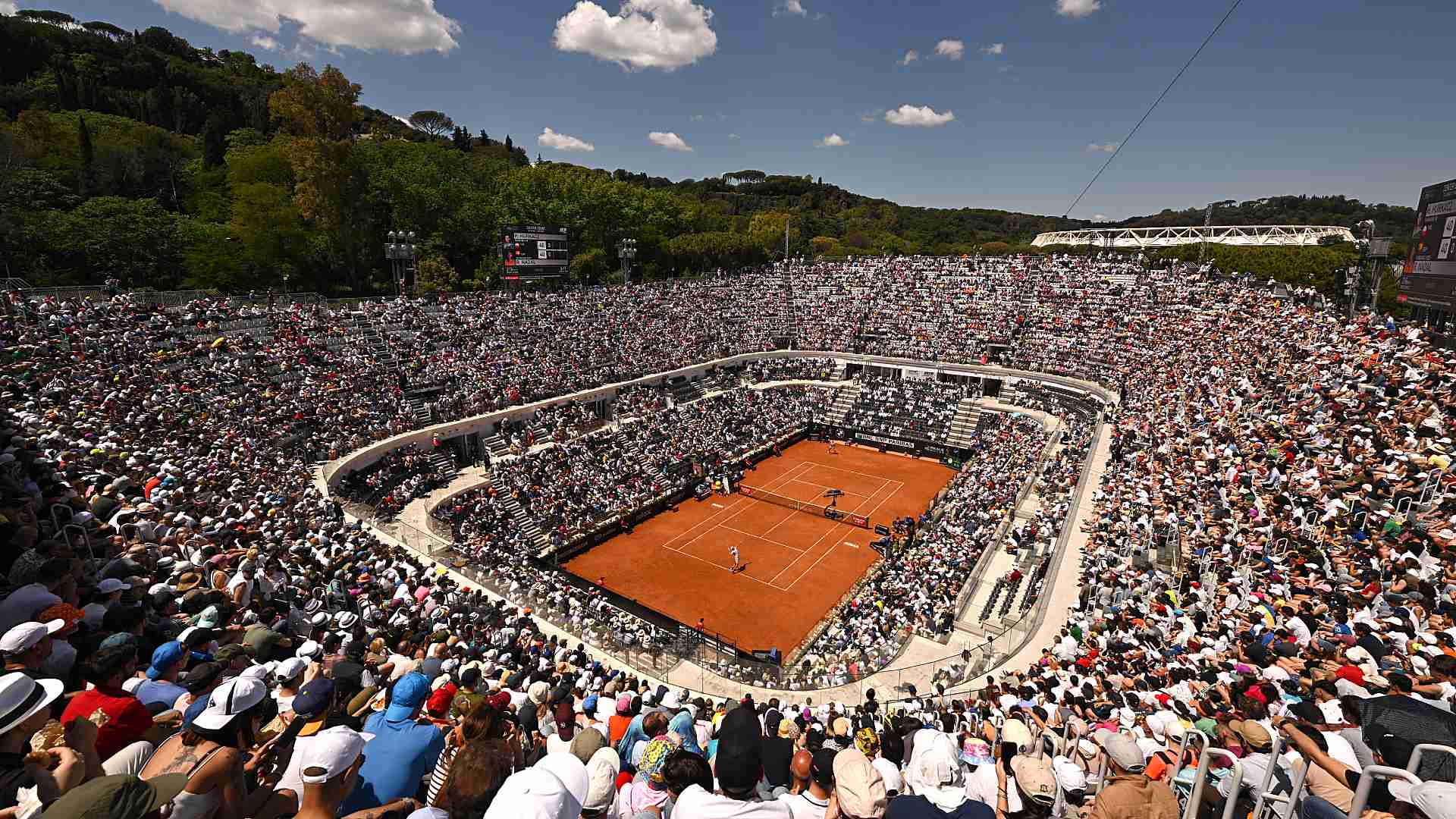 The Internazionali BNL d'Italia is held at the Foro Italico.