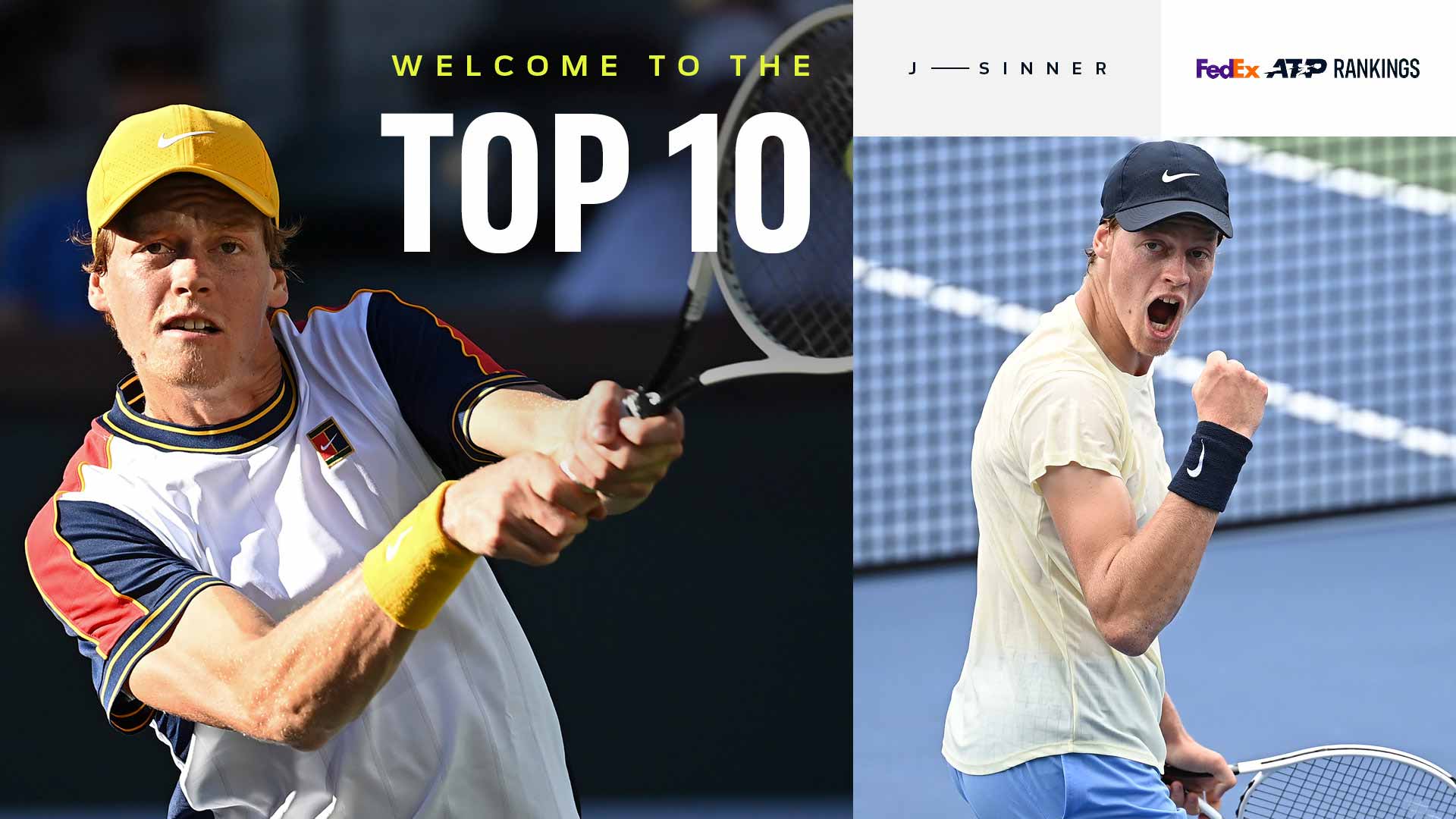 Voorouder Prediken versnelling Shining Jannik Sinner Storms Into Top 10 | ATP Tour | Tennis