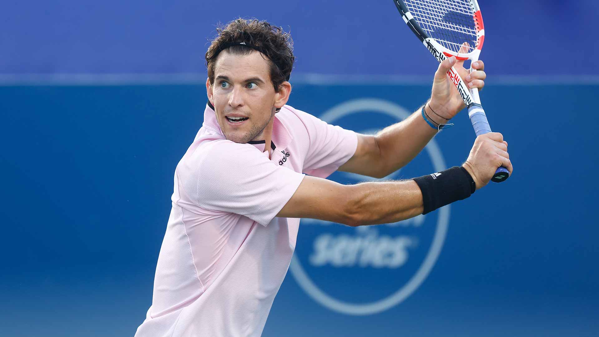 Dominic Thiem Saves 2 MPs, Wins Rain-Delayed Winston-Salem Opener ATP Tour Tennis