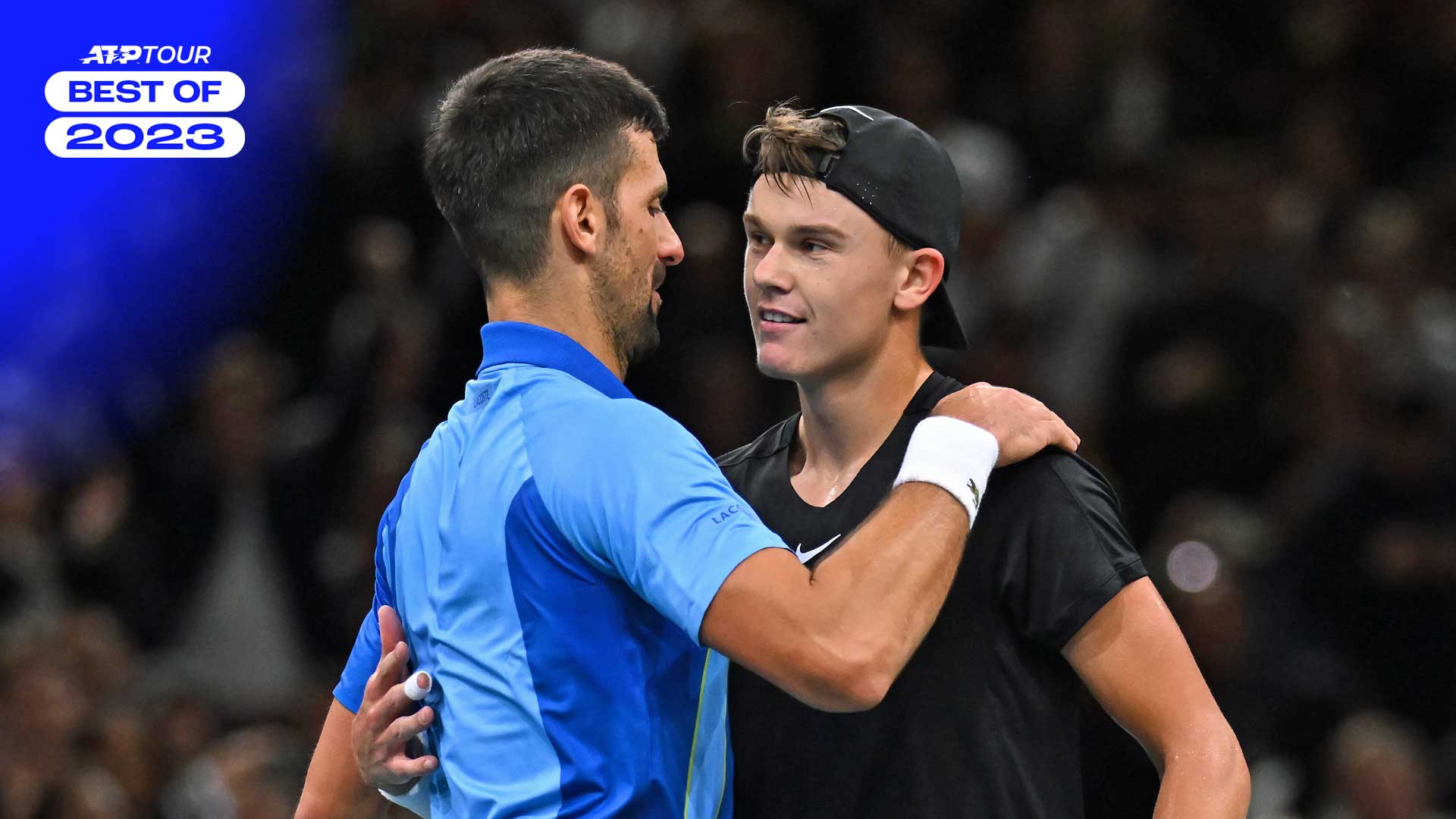 Novak Djokovic y Holger Rune disputaron tres duelos Lexus ATP Head2Head en 2023.