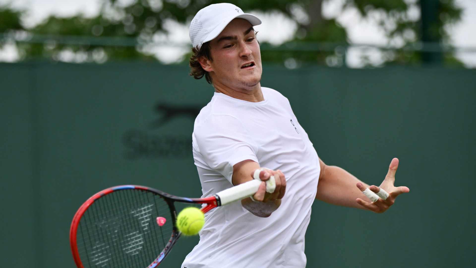 Joao Fonseca was the youngest player to start in the men's singles draw at Wimbledon this year.