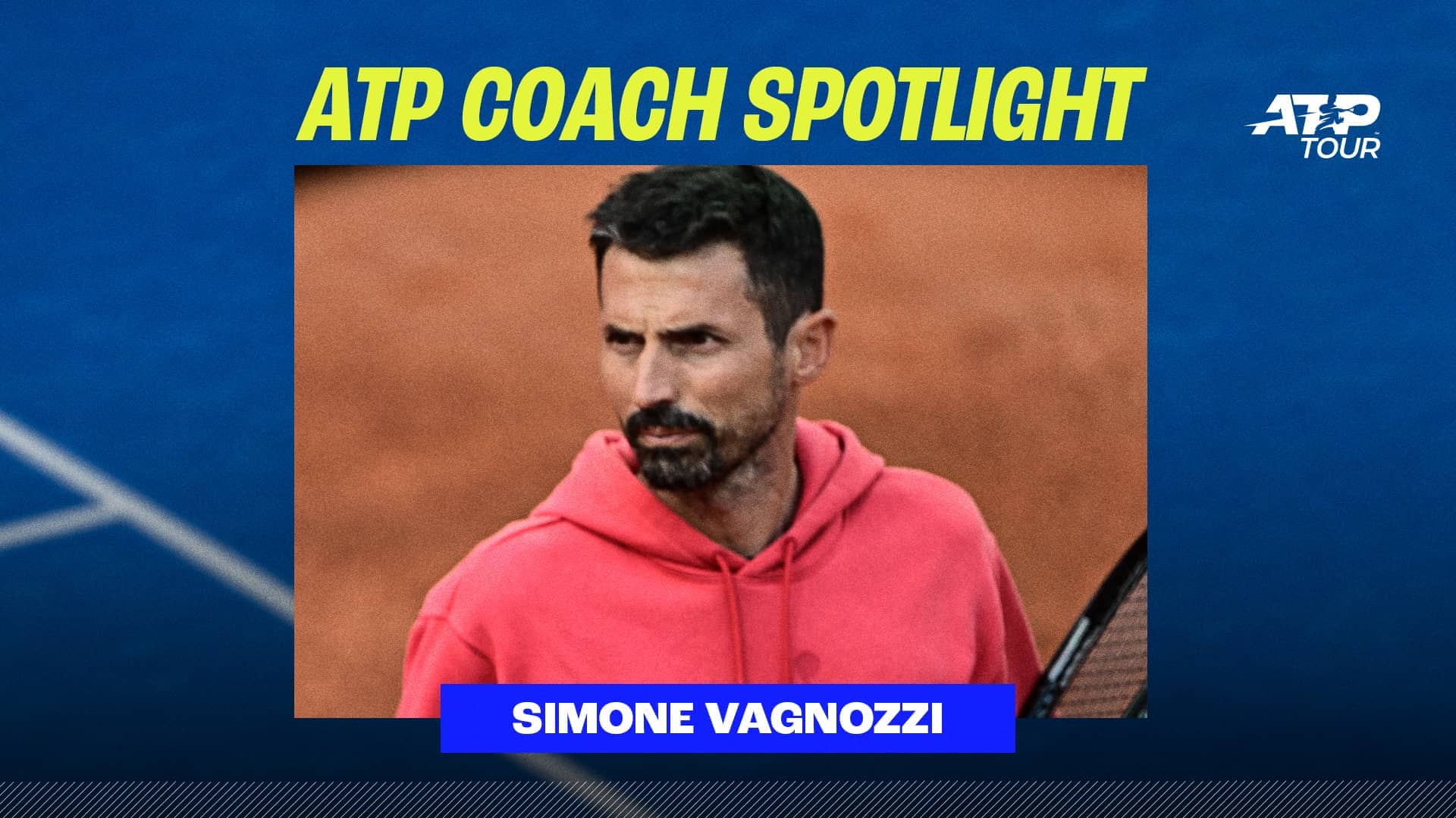 Simone Vagnozzi has coached Jannik Sinner since 2022.