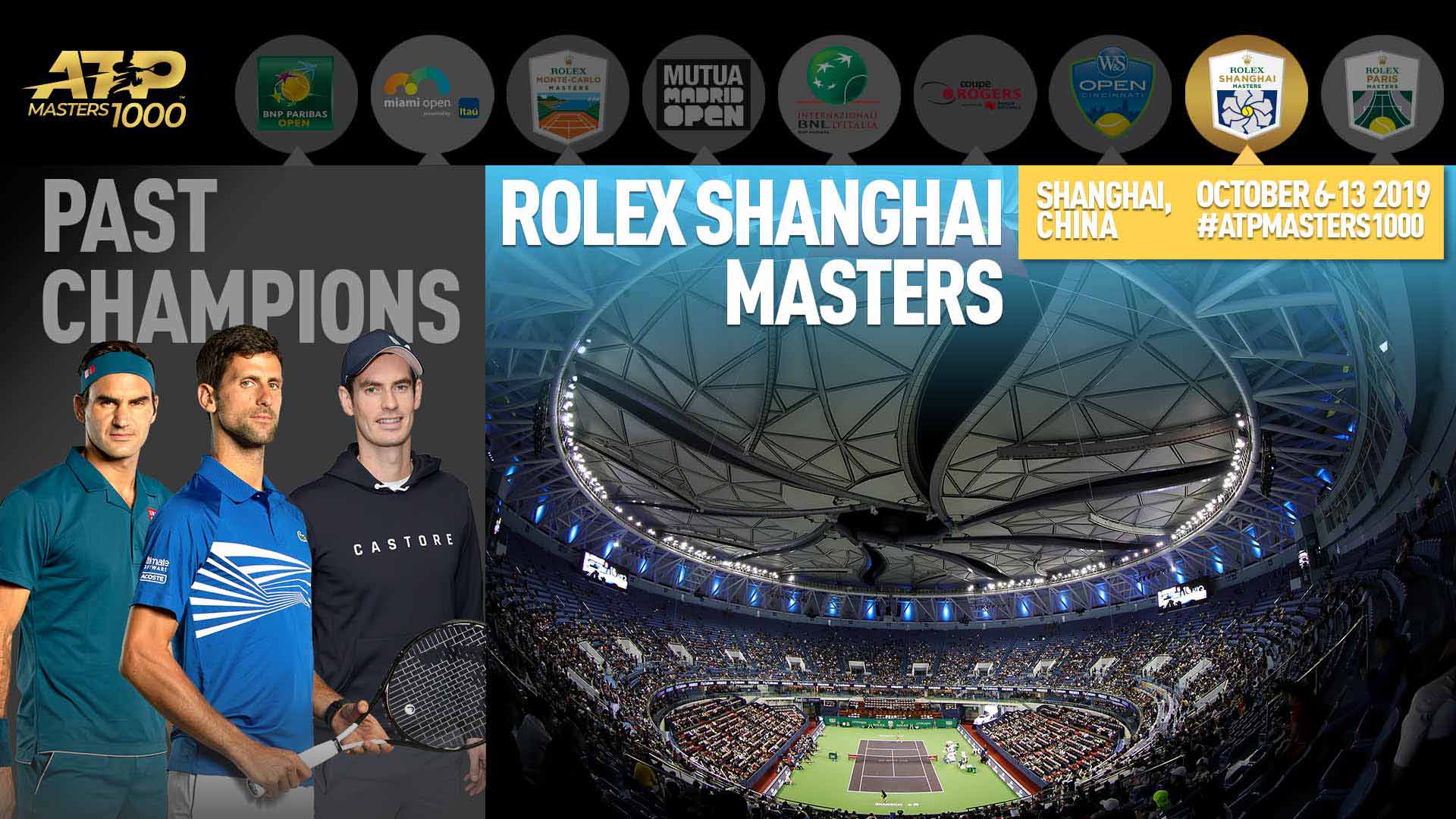 Facts & Figures Djokovic, Federer, Murray Dominate Shanghai