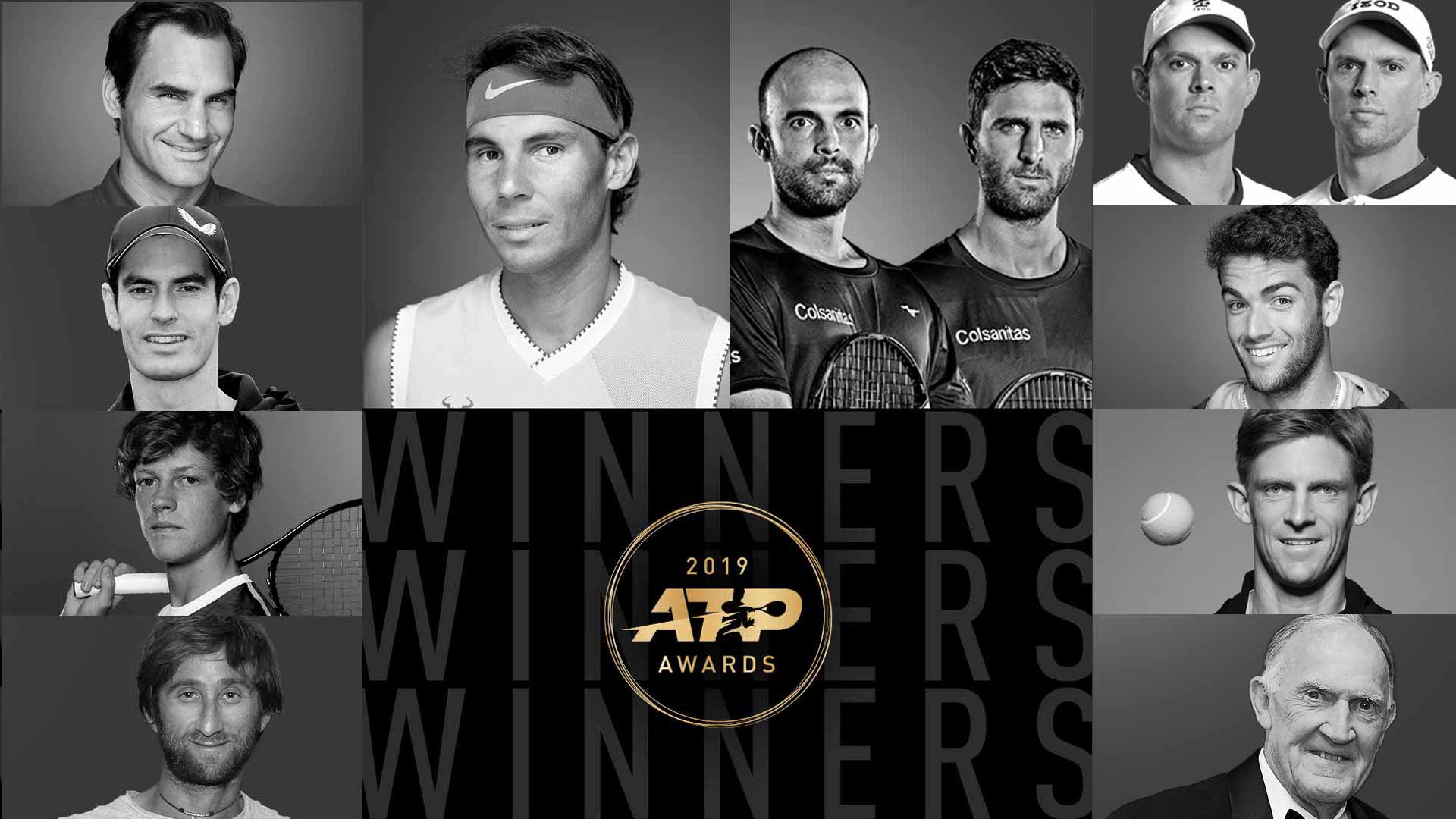 Estos son los ganadores de los Premios ATP de 2019.