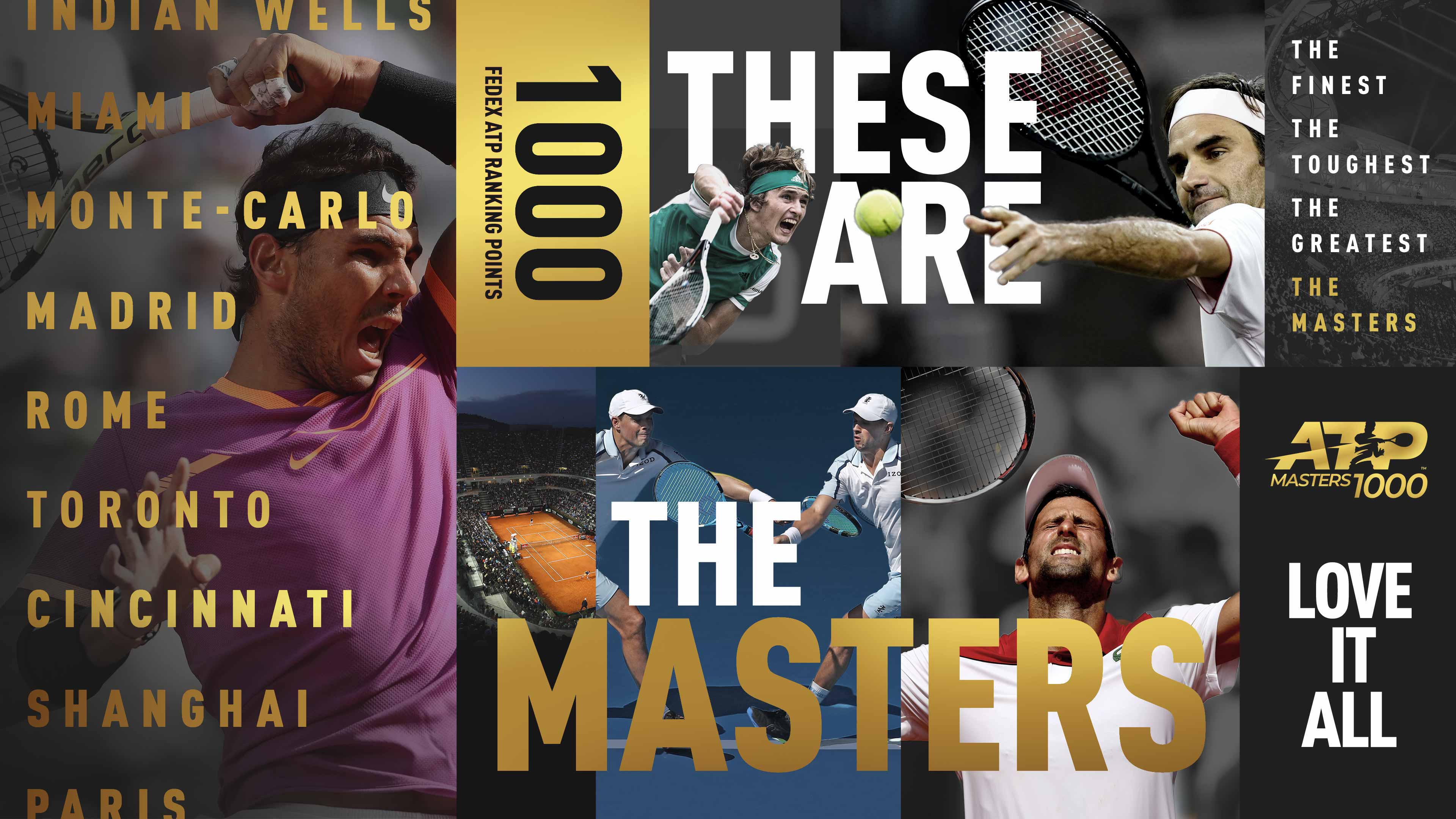 ATP Masters 1000: Tournaments, Records, Stats | ATP Tour | Tennis