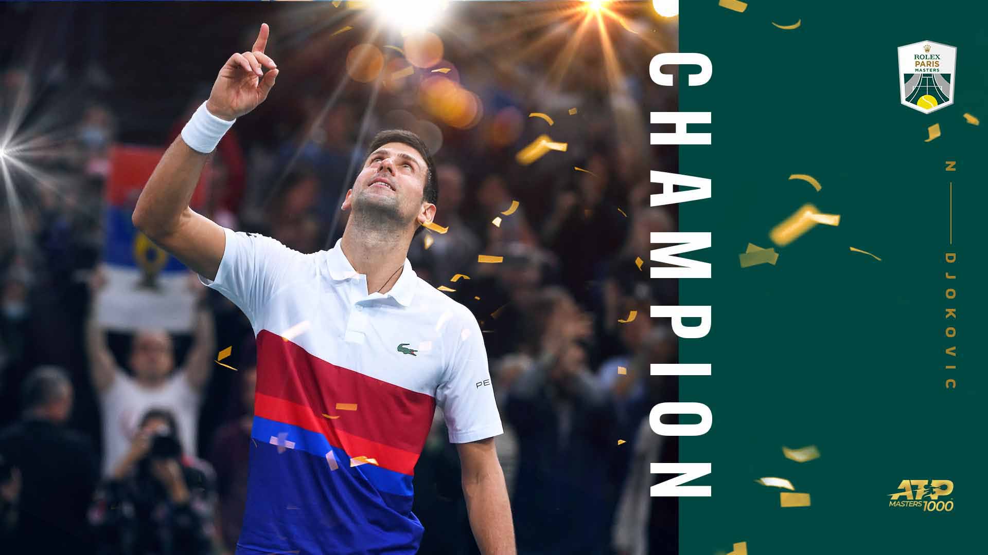 Djokovic Wins Record 37th Masters 1000 Crown | ATP Tour | Tennis