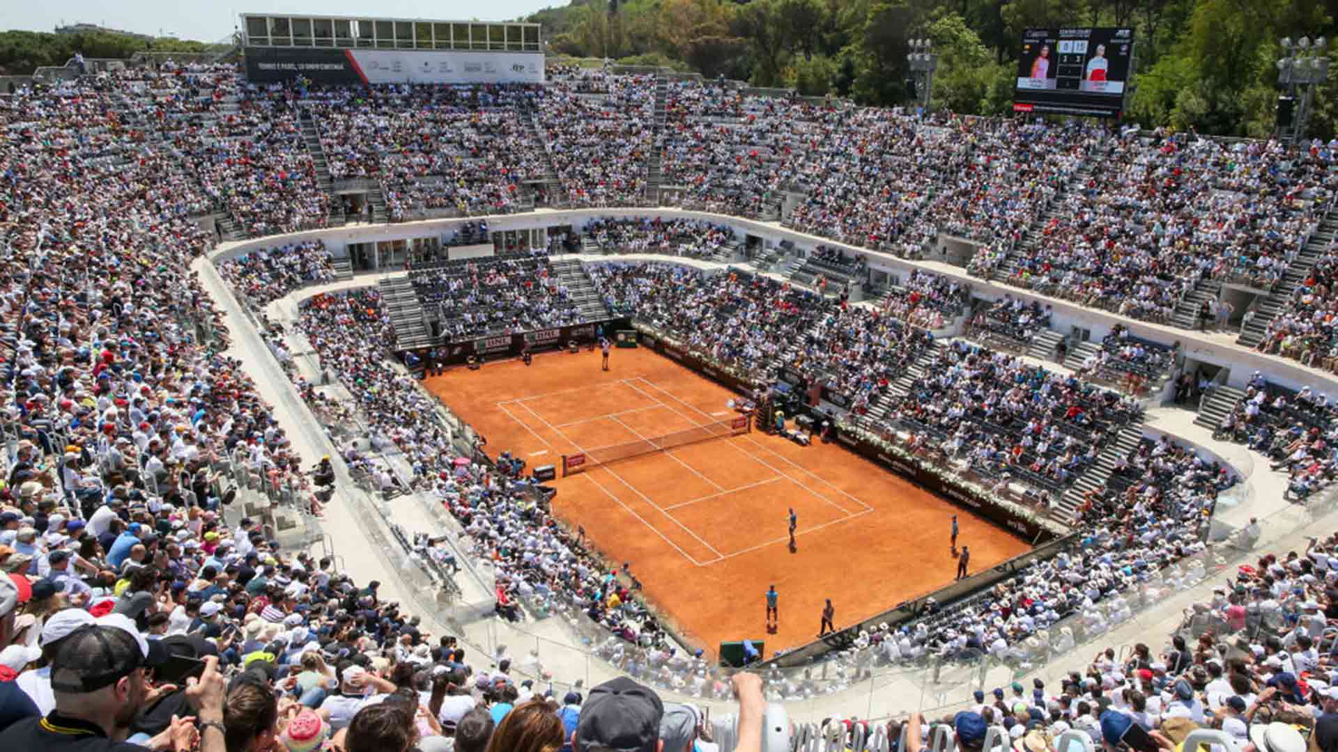 ATP Masters 1000 Rome Cuadros individuales, de dobles y fases previas