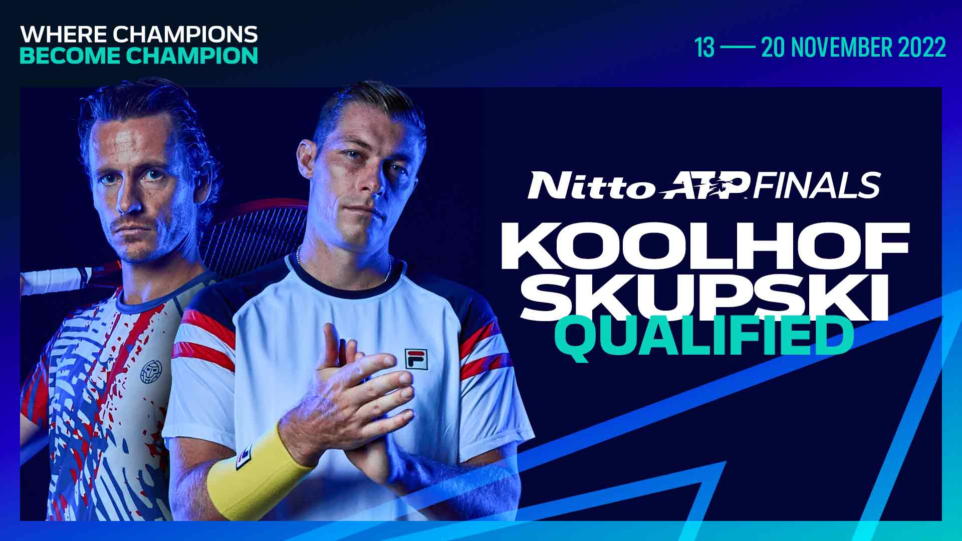 Koolhof/Skupski Claim Year-End No. 1 Pepperstone ATP Doubles Team