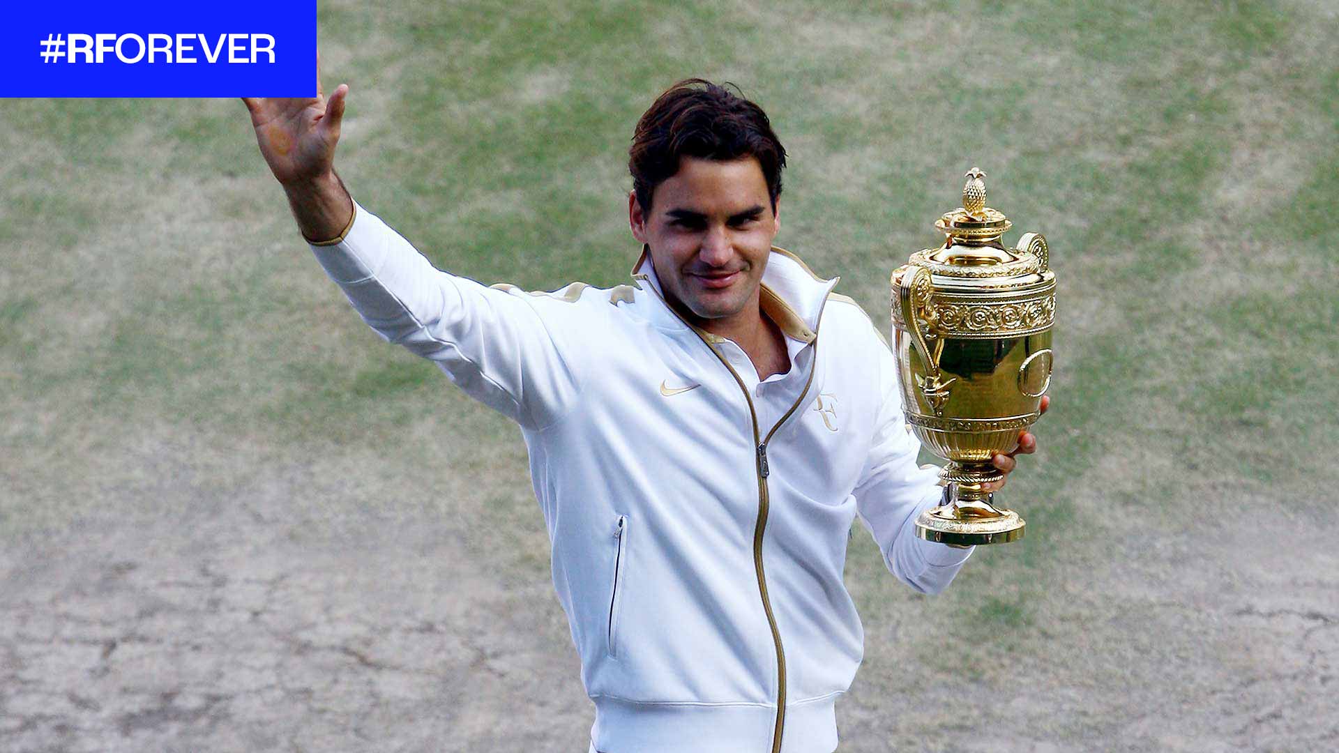Roger Federer won Wimbledon a record eight times.