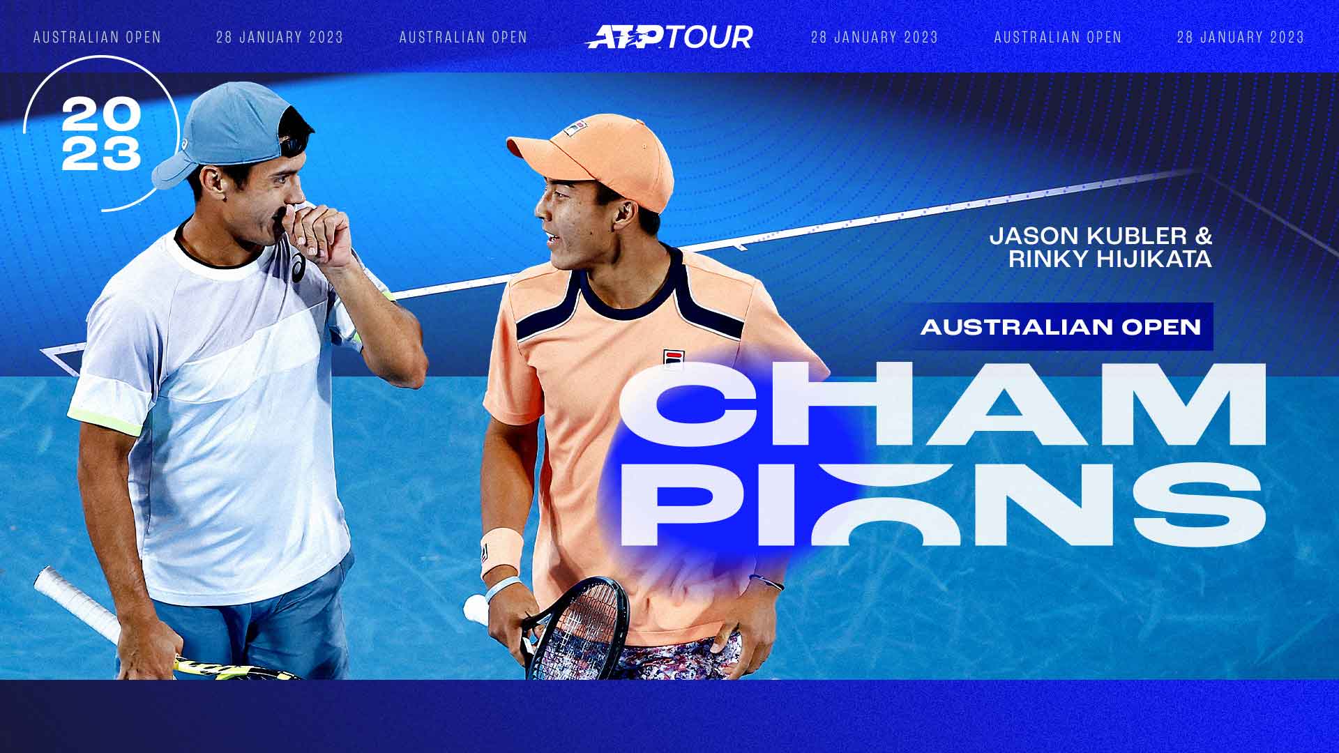 Rinky Hijikata and Jason Kubler Capture Australian Open Crown | ATP Tour |  Tennis