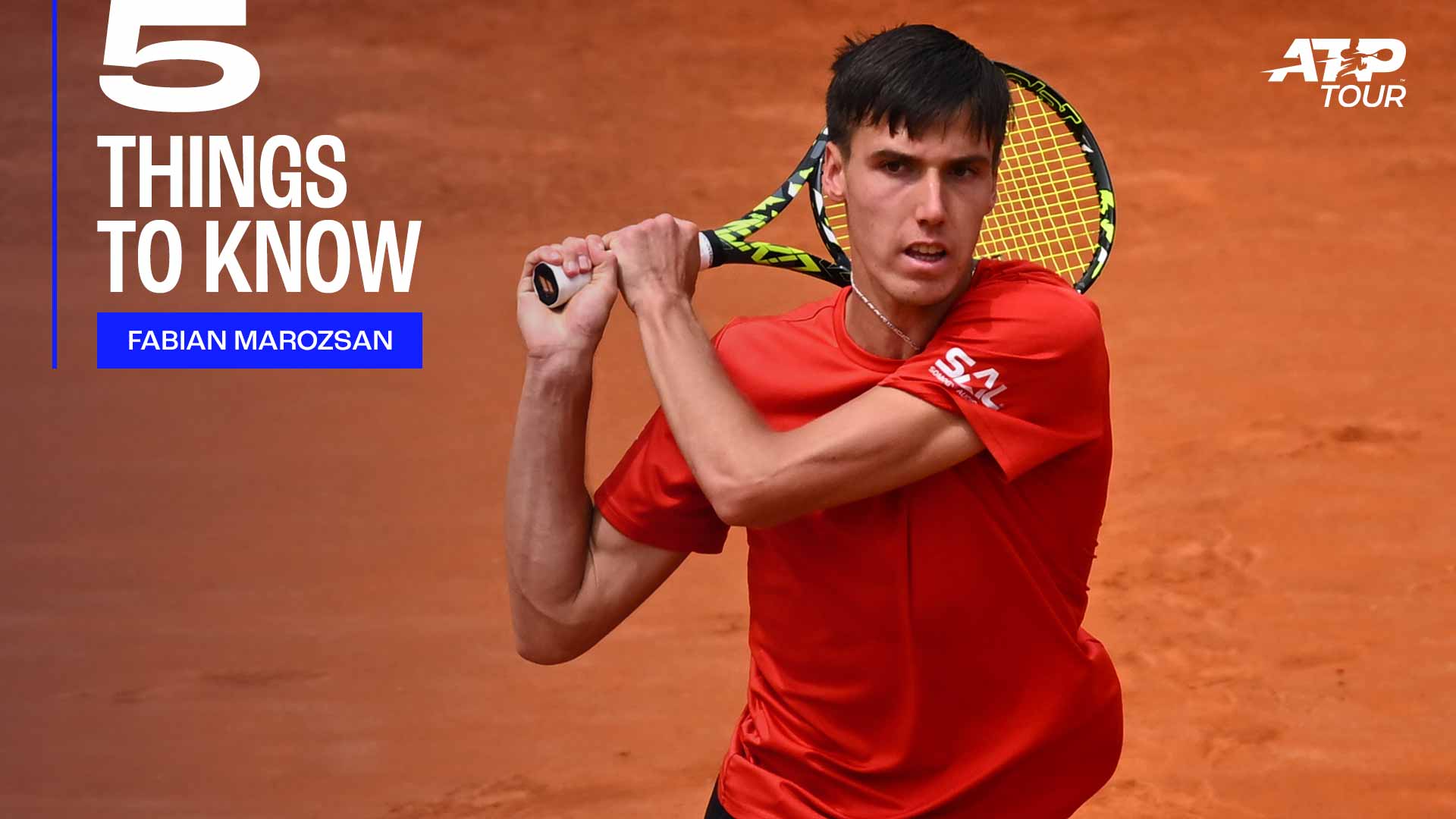Fabian Marozsan is competing in his first ATP Tour main draw in Rome.