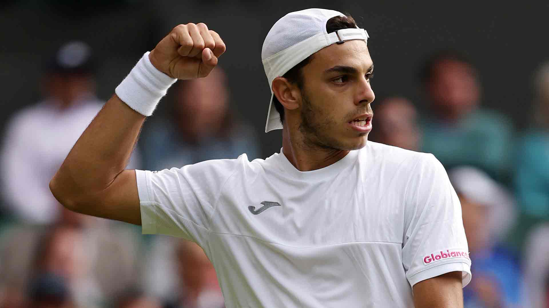 Francisco Cerúndolo participa por segunda vez en su carrera en Wimbledon.
