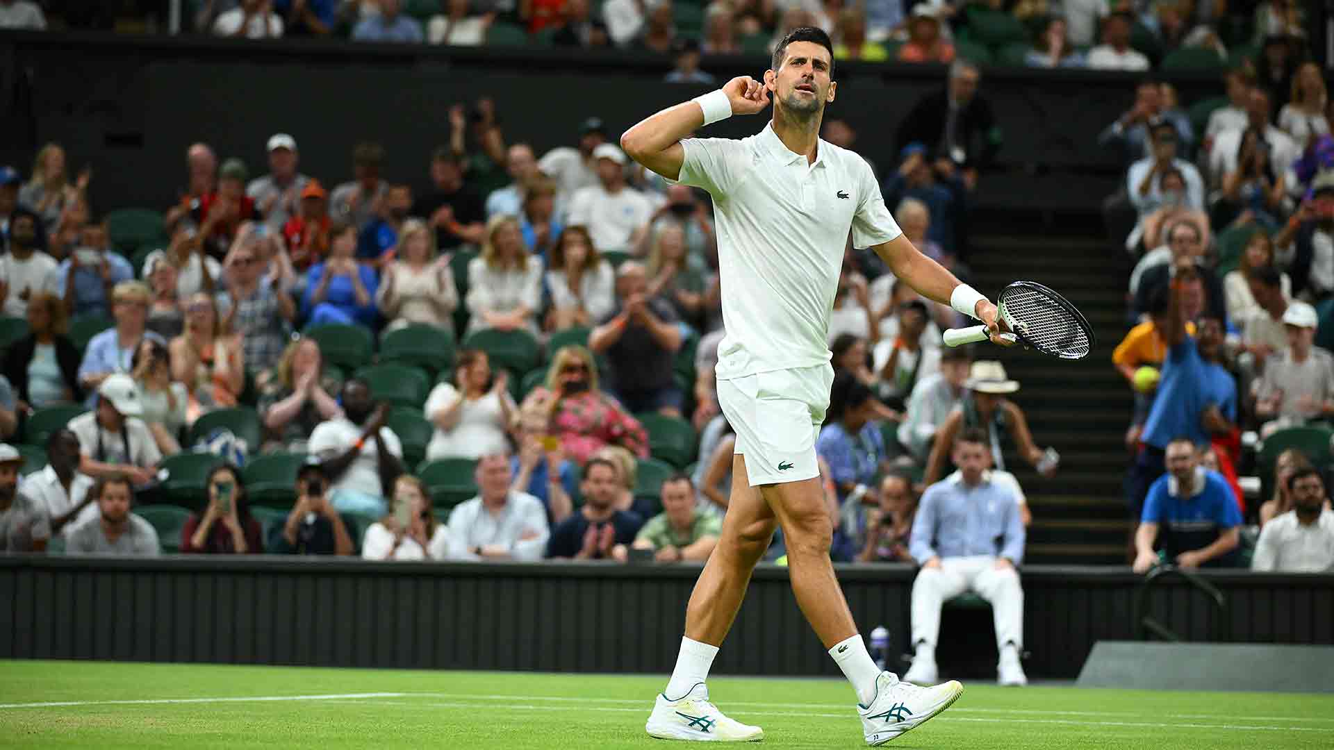 Novak Djokovic se convirtió en centenario en Wimbledon en la cuarta ronda de esta edición.