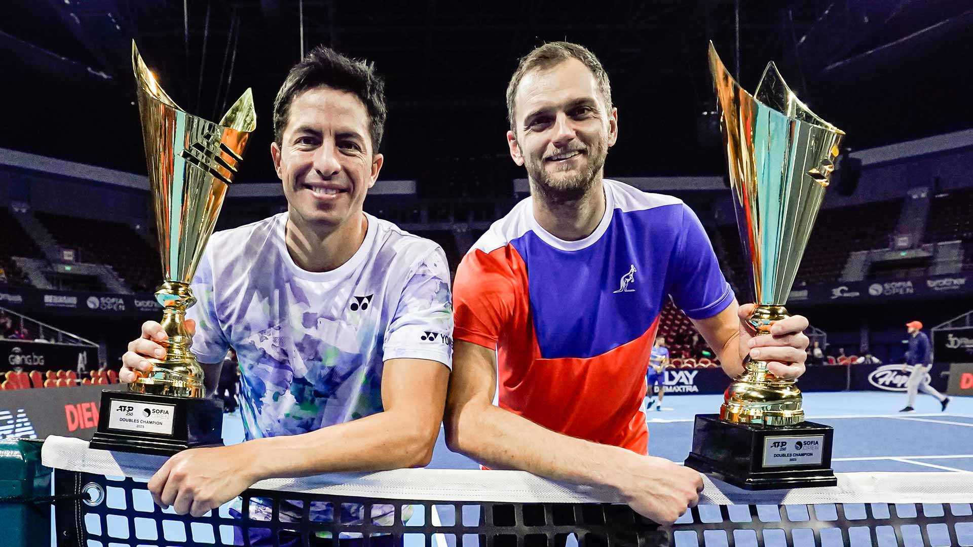 Gonzalo Escobar and Aleksandr Nedovyesov win their second tour-level title together in Sofia.