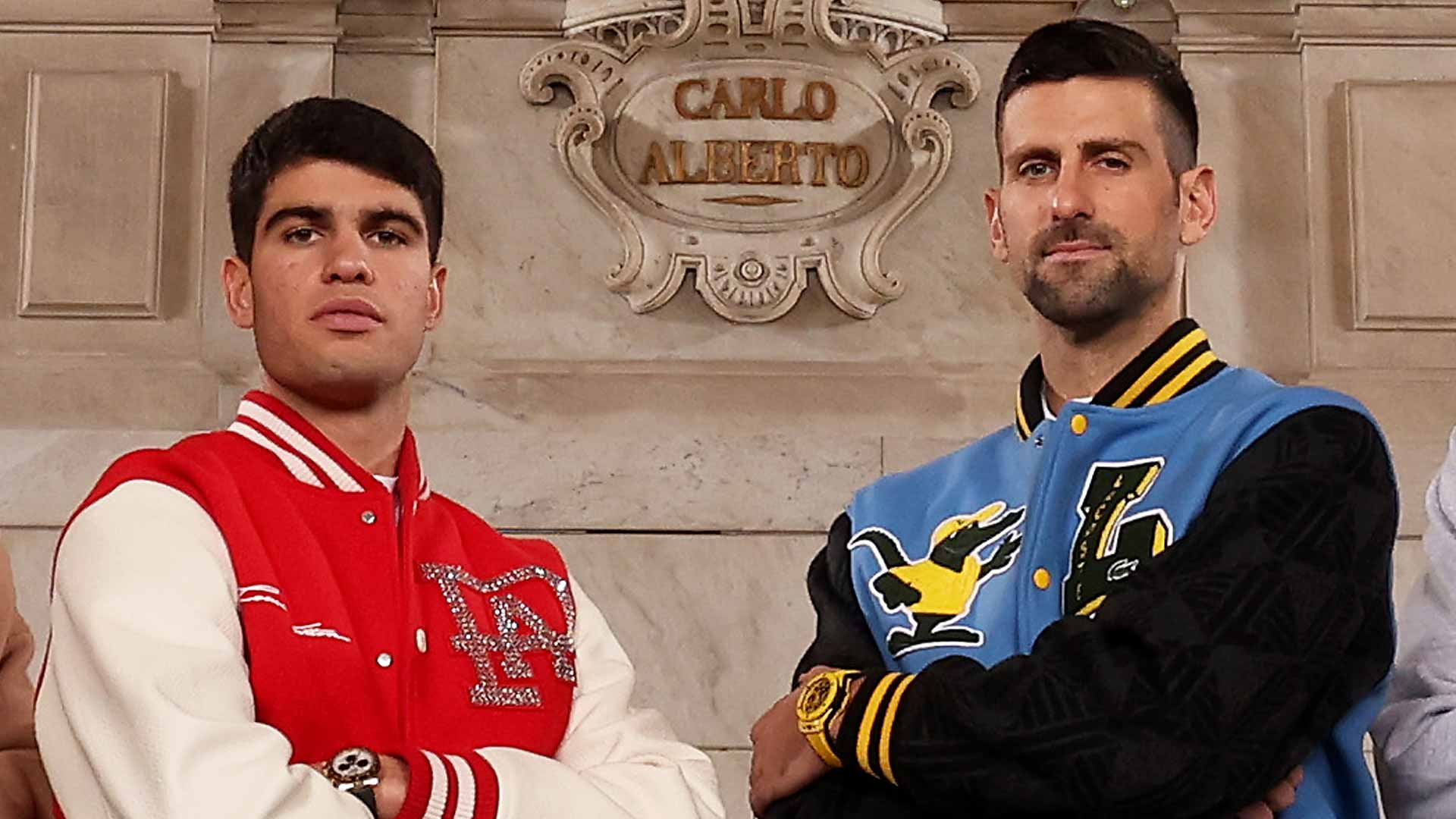 Carlos Alcaraz and Novak Djokovic are the top two seeds at the 2023 Nitto ATP Finals.