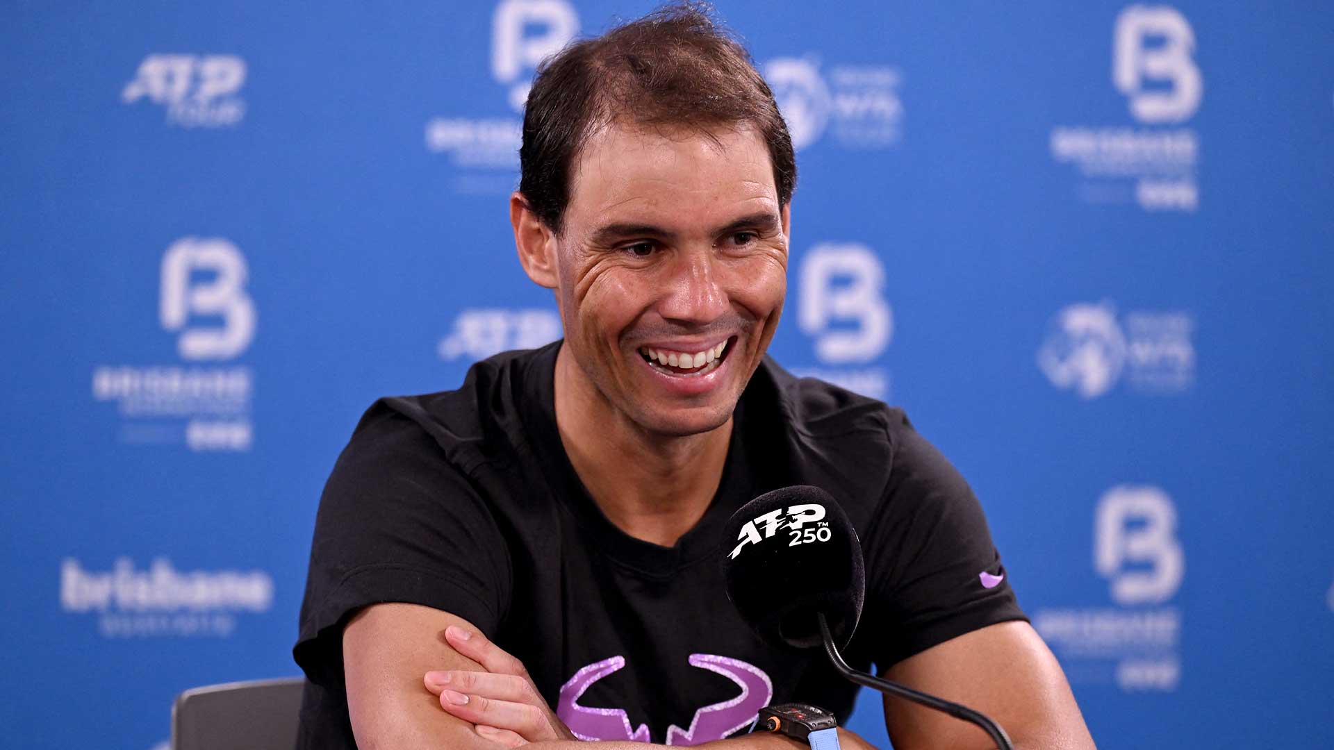 Rafael Nadal is competing at the Brisbane International presented by Evie for the first time since 2017.