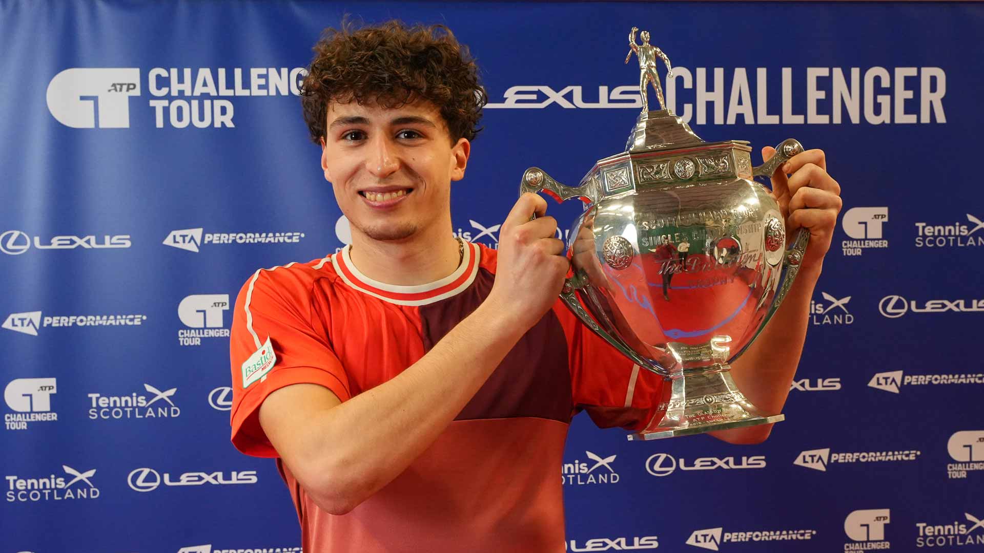 Clement Chidekh wins the ATP Challenger 50 event in Glasgow, Scotland.