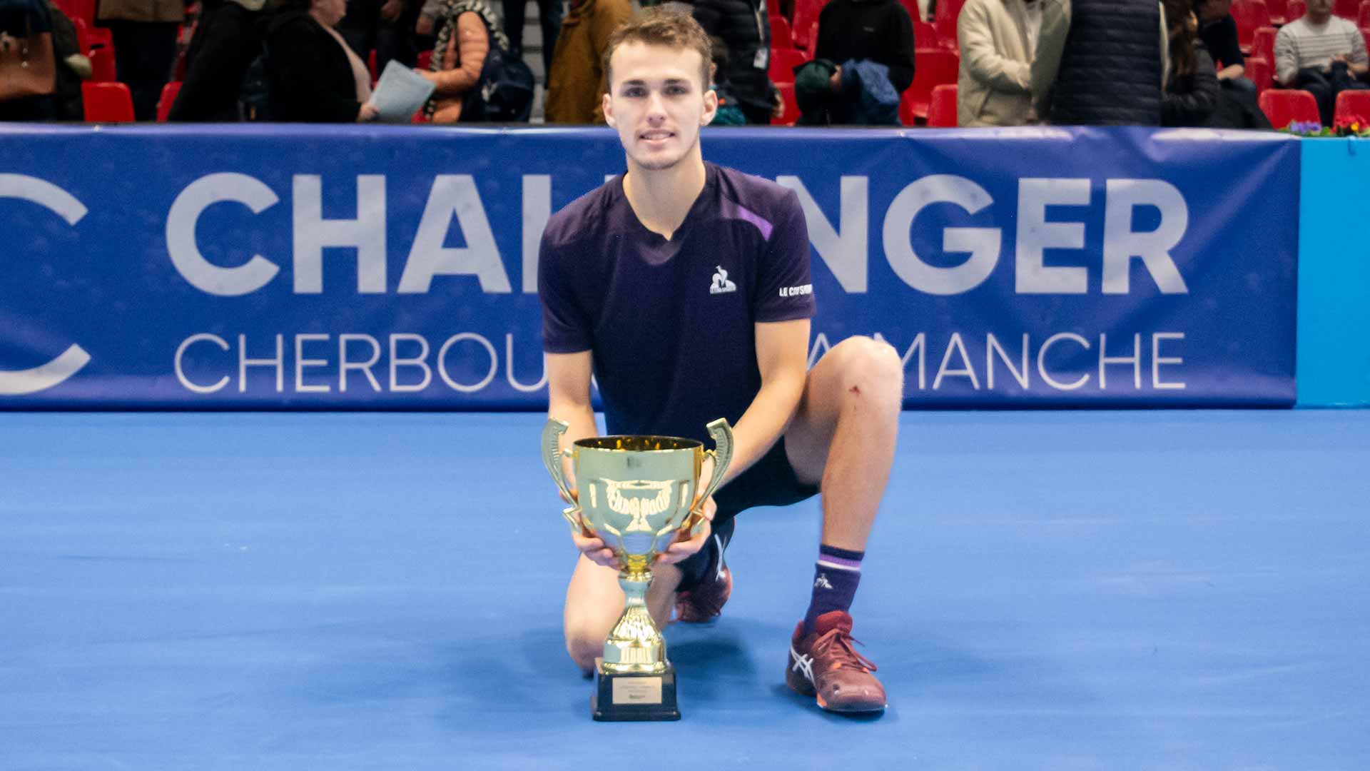 <a href='https://www.atptour.com/en/players/zsombor-piros/p09o/overview'>Zsombor Piros</a> is crowned champion at the ATP Challenger 75 in Cherbourg, France.