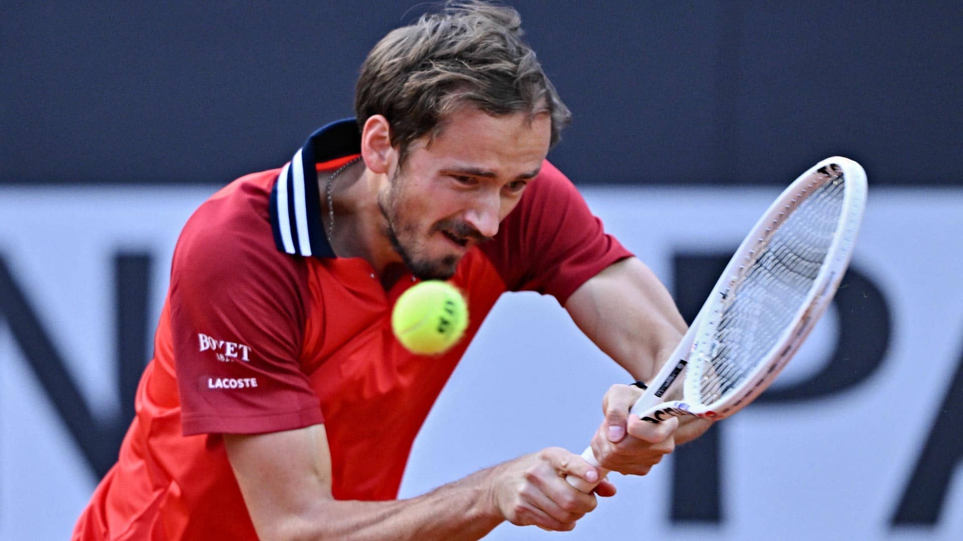 Daniil Medvedev continues his Rome title defence.