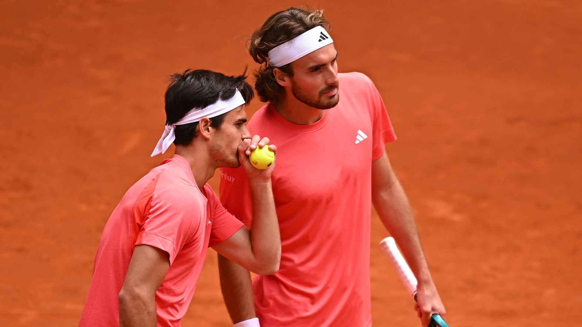 Petros Tsitsipas and Stefanos Tsitsipas will compete together for the sixth time this year.