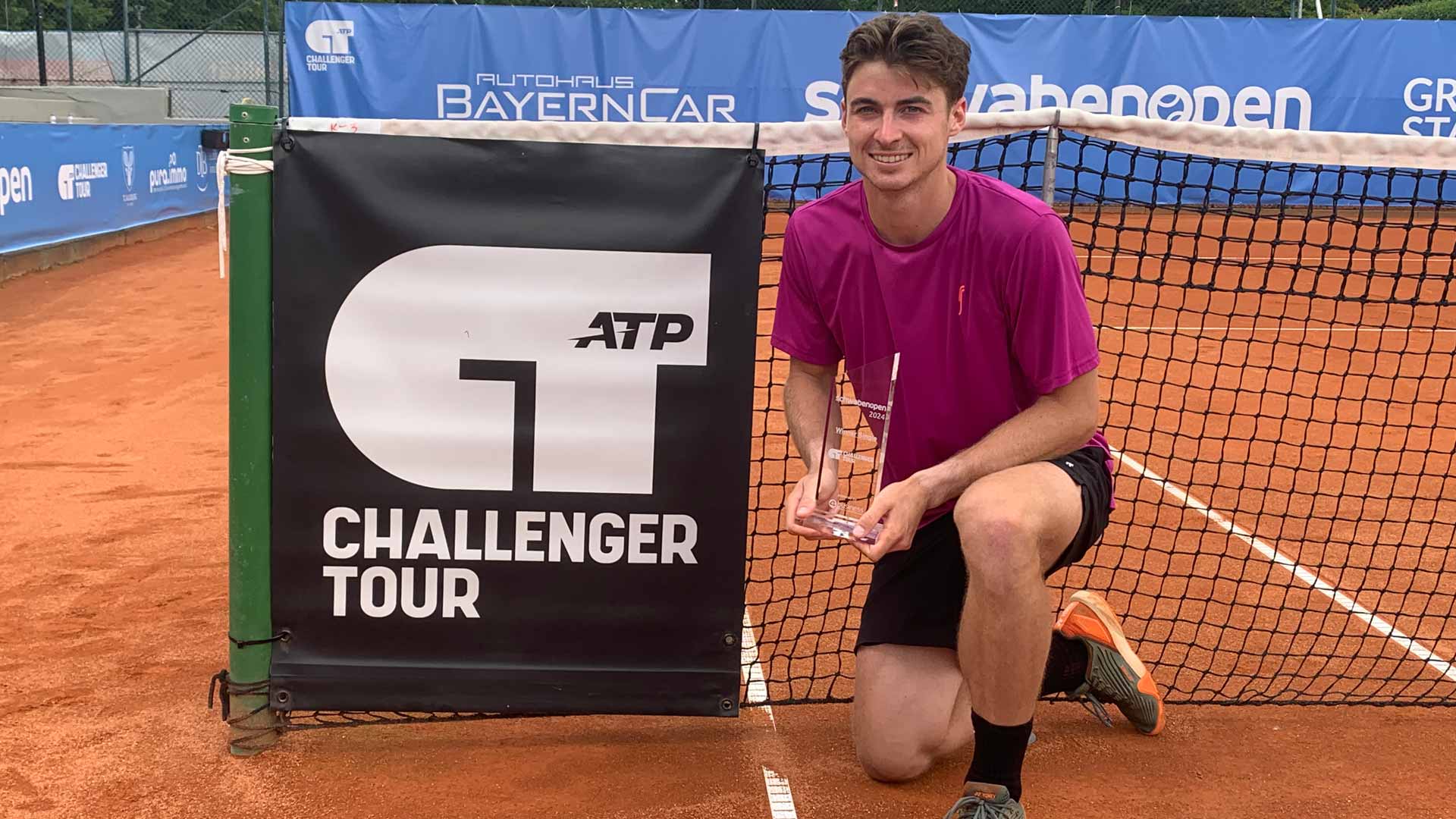 <a href='https://www.atptour.com/en/players/timofey-skatov/s0gr/overview'>Timofey Skatov</a> wins his second ATP Challenger Tour title in Augsburg, Germany.