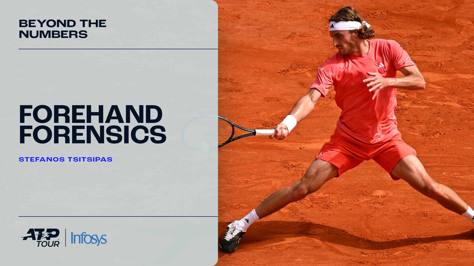 Stefanos Tsitsipas has leaned on his forehand throughout the clay swing.