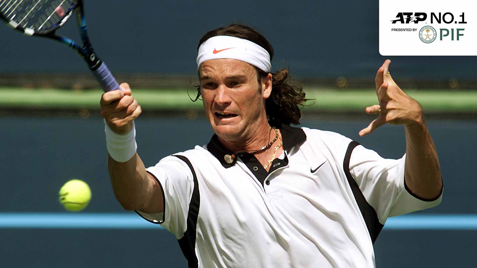Carlos Moya rose to World No. 1 in the PIF ATP Rankings for the first time after the 1999 BNP Paribas Open, where he reached the final.