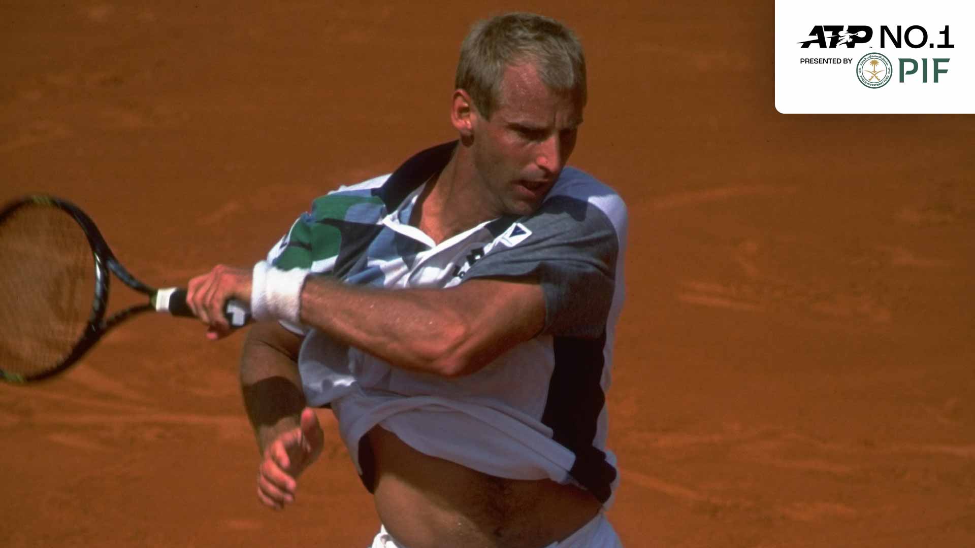 Thomas Muster ascendió por primera vez al número 1 del ranking PIF ATP en 1996.