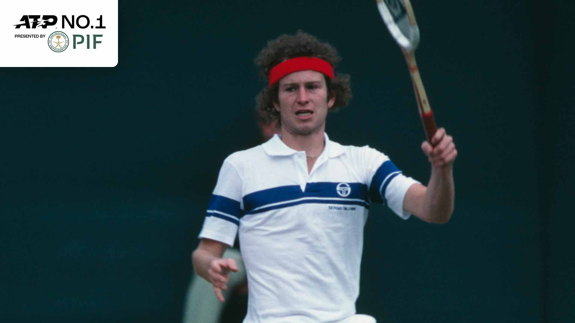 El estadounidense John McEnroe, quinto jugador en ascender al No. 1.