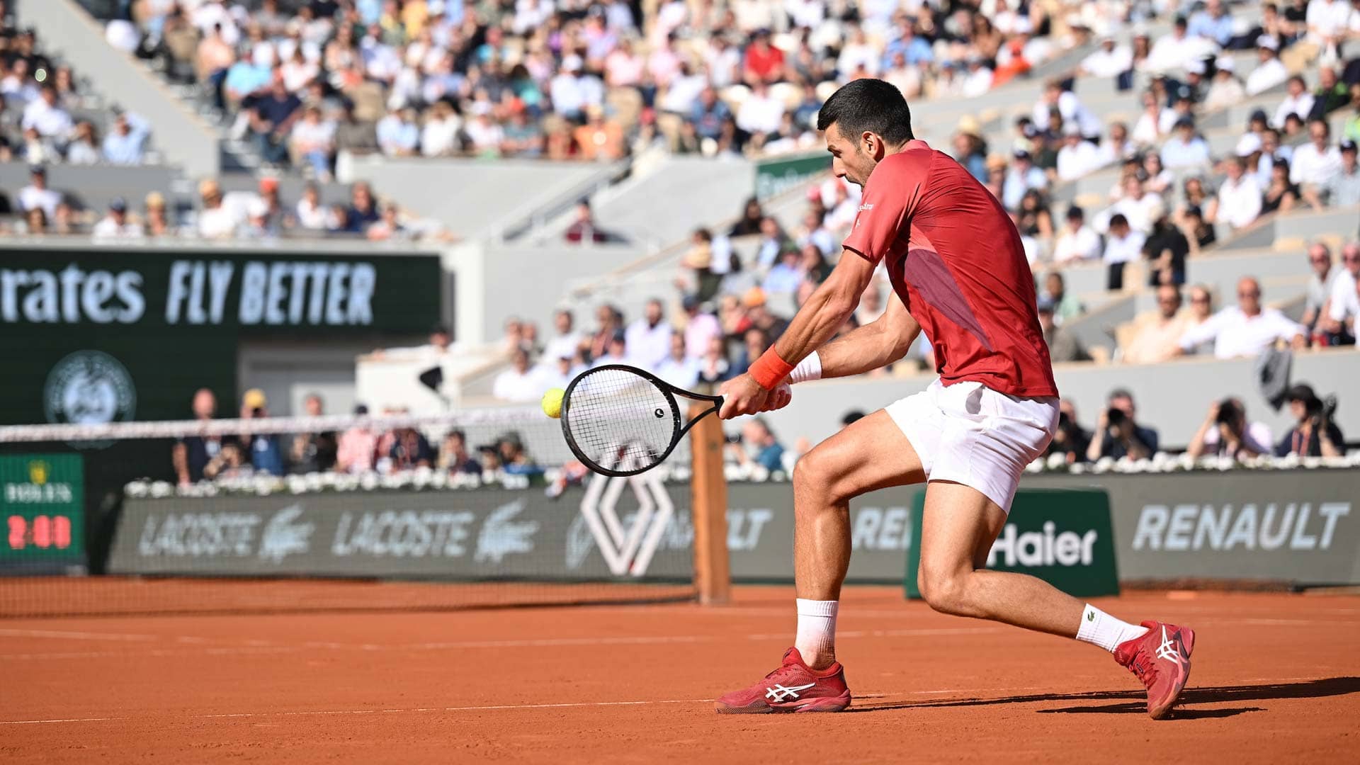 Novak Djokovic is a three-time Roland Garros champion.