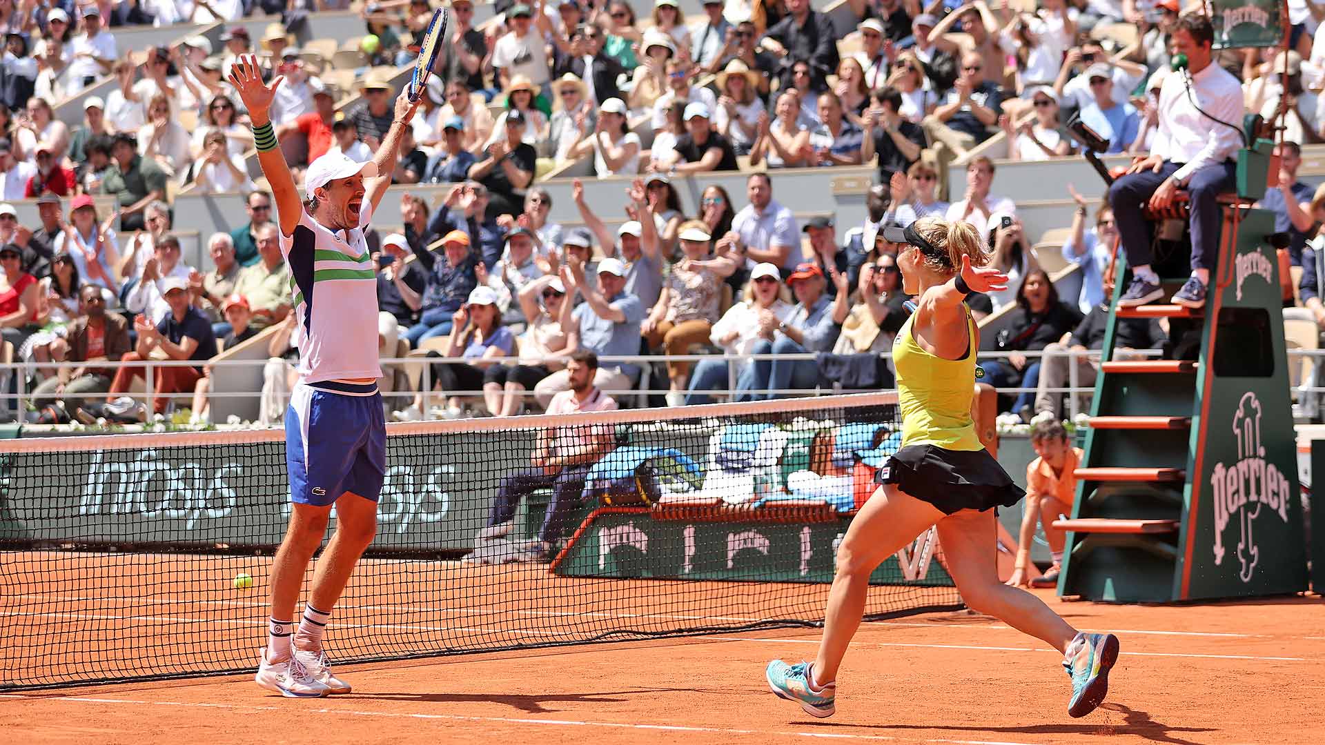 Last-minute text pays off as Roger-Vasselin/Siegemund win Roland Garros mixed doubles