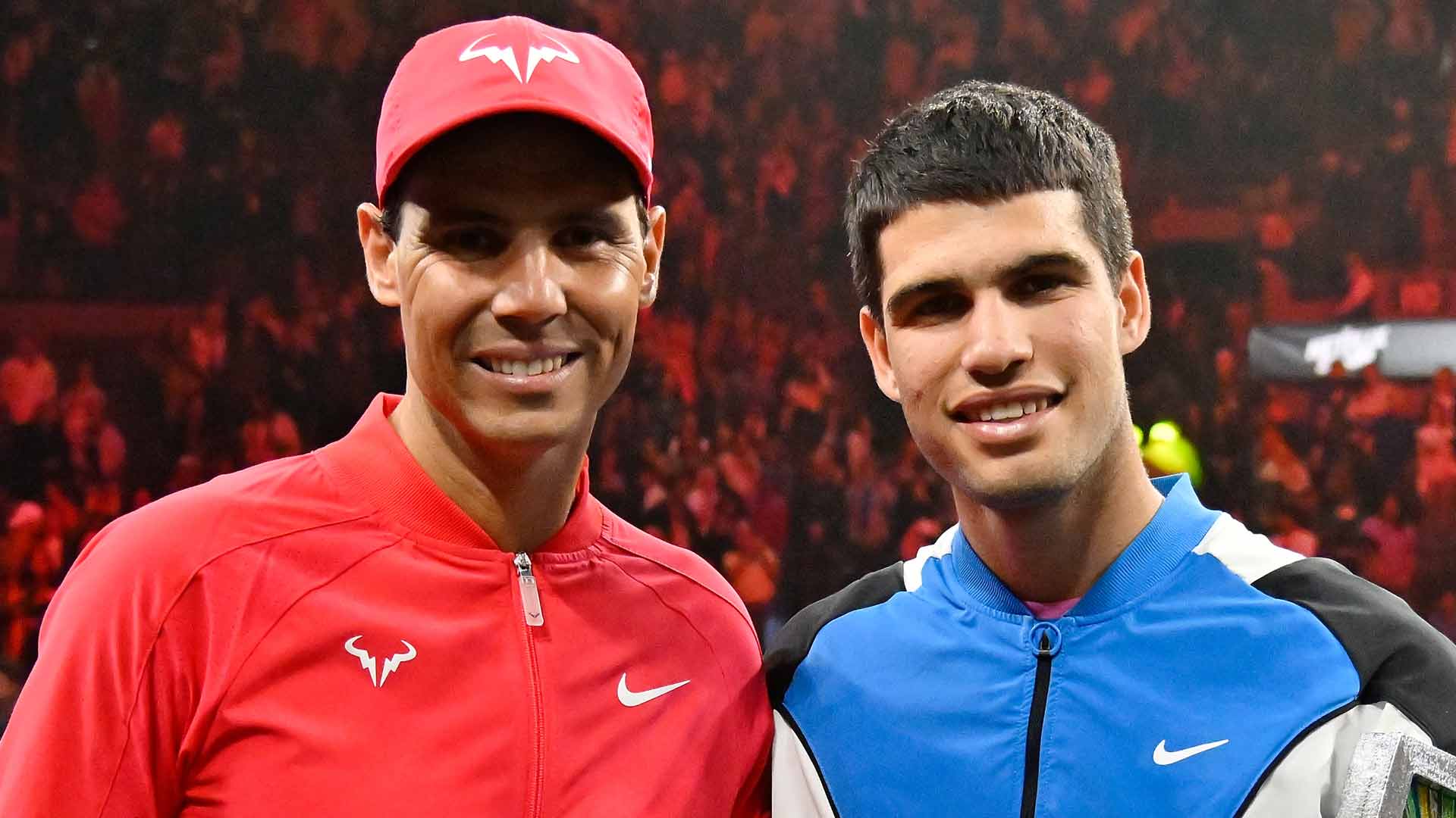 Rafael Nadal (14) and Carlos Alcaraz (1) have combined to win 15 Roland Garros titles.