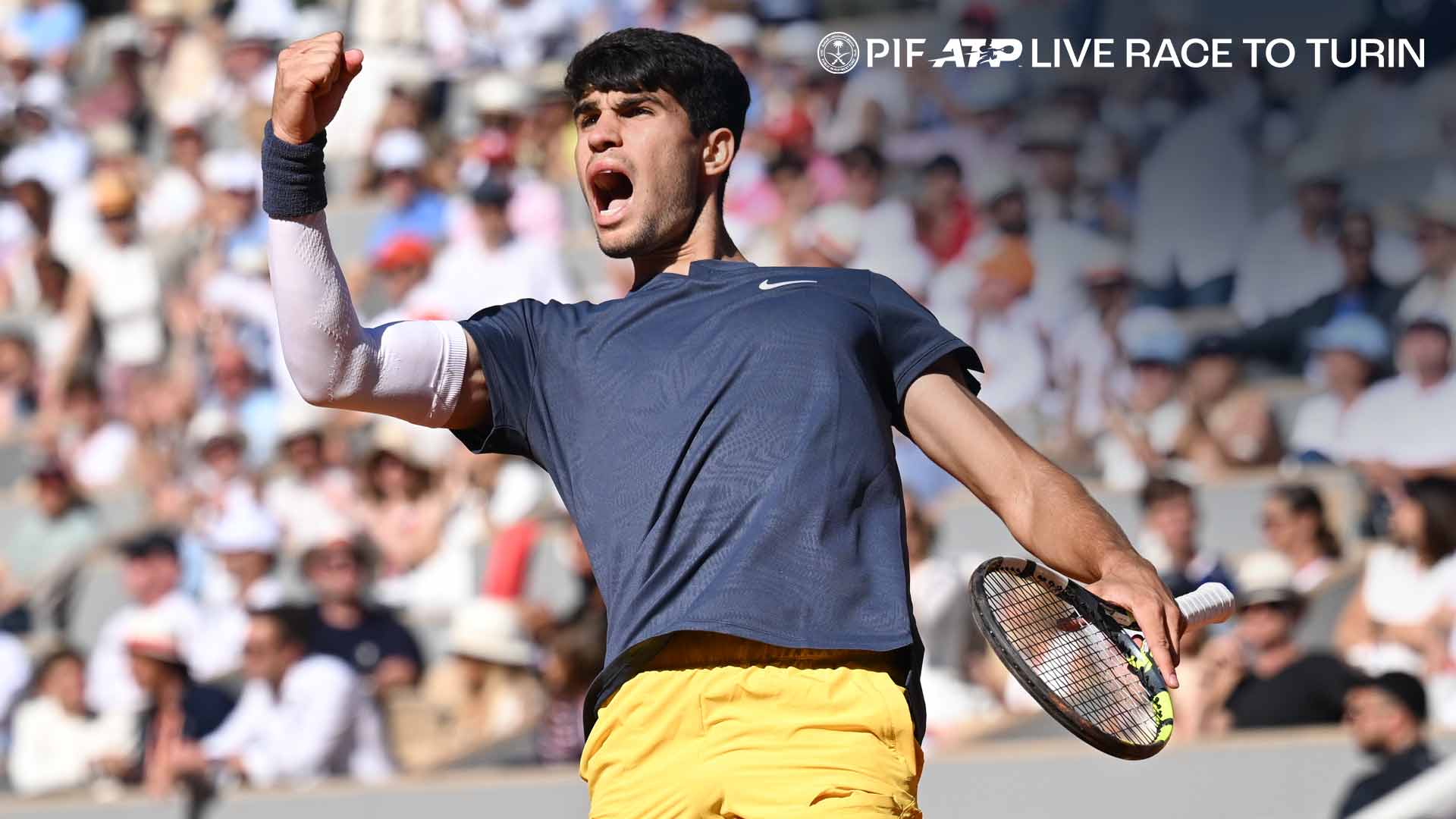 Carlos Alcaraz is now third in the PIF ATP Live Race To Turin after winning the Roland Garros title.