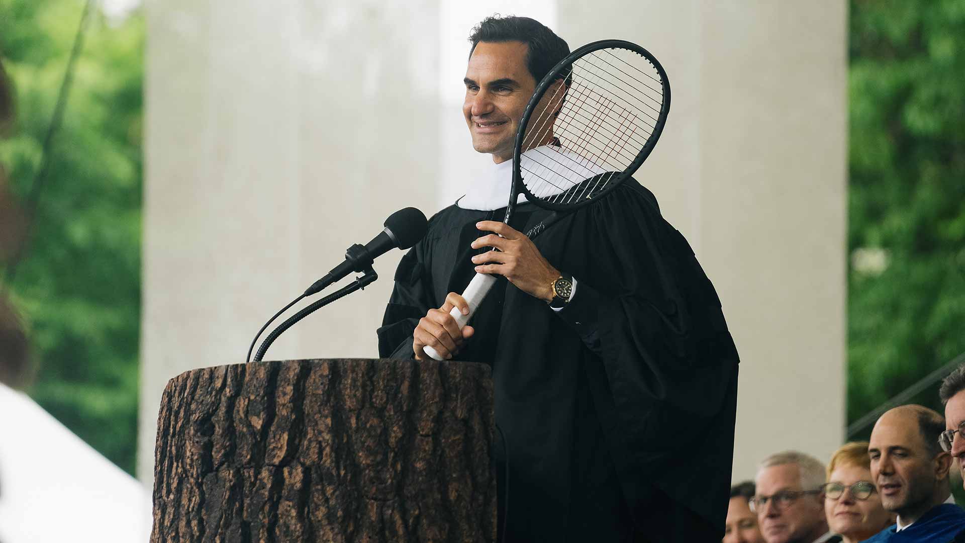 Federer's Dartmouth commencement speech: 'Dr. Roger' explains why 'effortless' is a myth