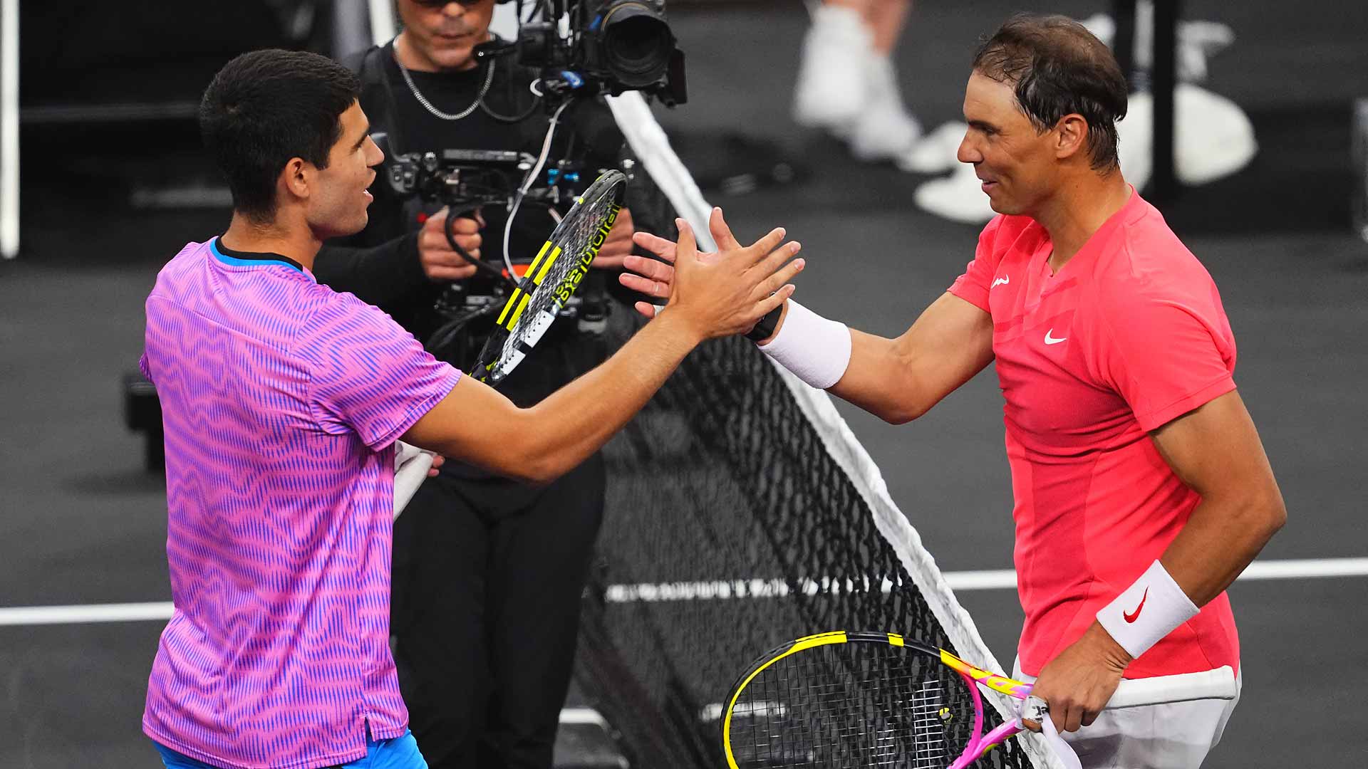 Carlos Alcaraz and Rafael Nadal are both former No. 1s in the PIF ATP Rankings.