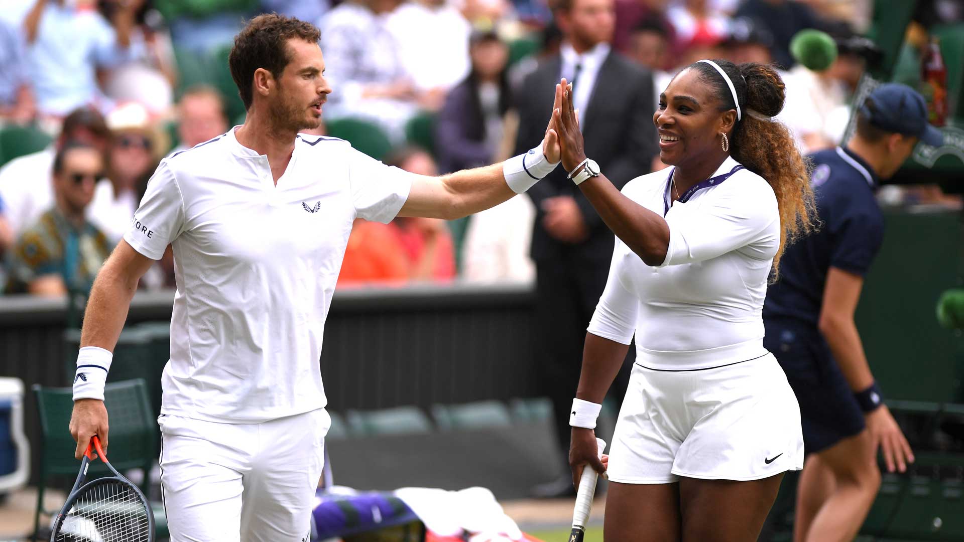 Andy Murray y Serena Williams