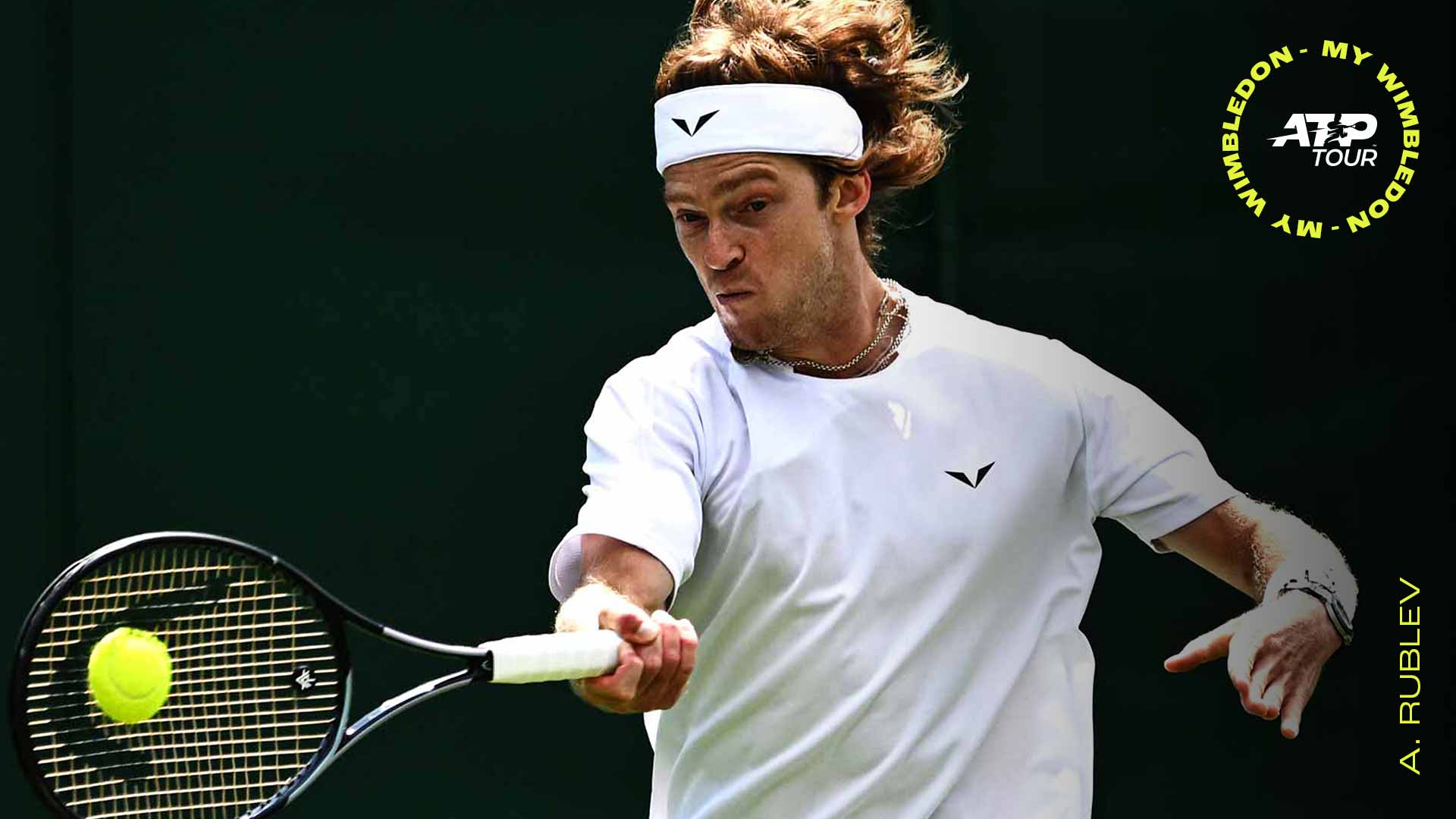 Andrey Rublev is seeded sixth at Wimbledon.