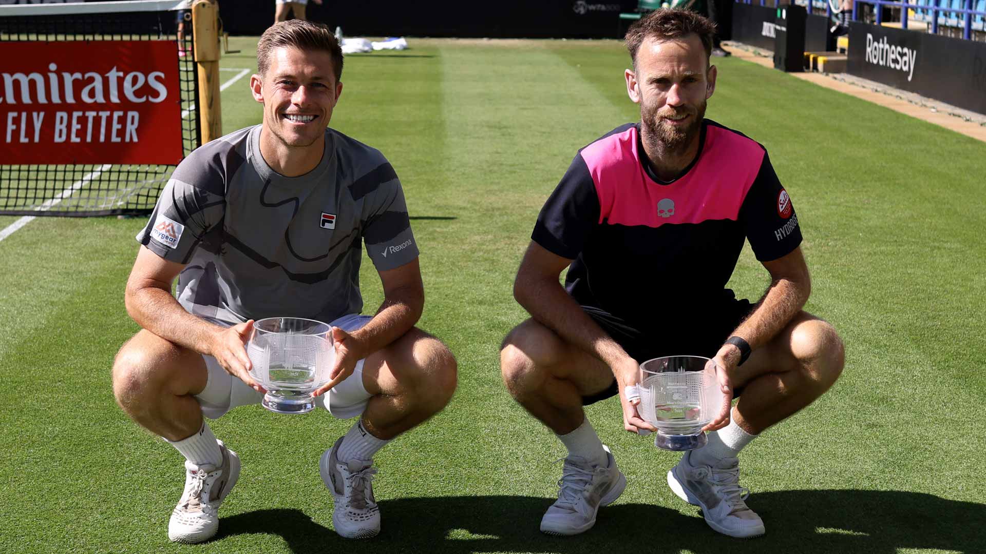 <a href='https://www.atptour.com/en/players/neal-skupski/sl22/overview'>Neal Skupski</a> and <a href='https://www.atptour.com/en/players/michael-venus/v576/overview'>Michael Venus</a> win the ATP 250 in Eastbourne.