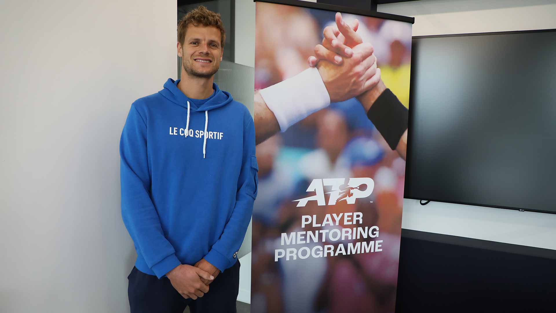 Yannick Hanfmann, who attended college at the University of Southern California, is participating in the ATP Player Mentoring Programme.