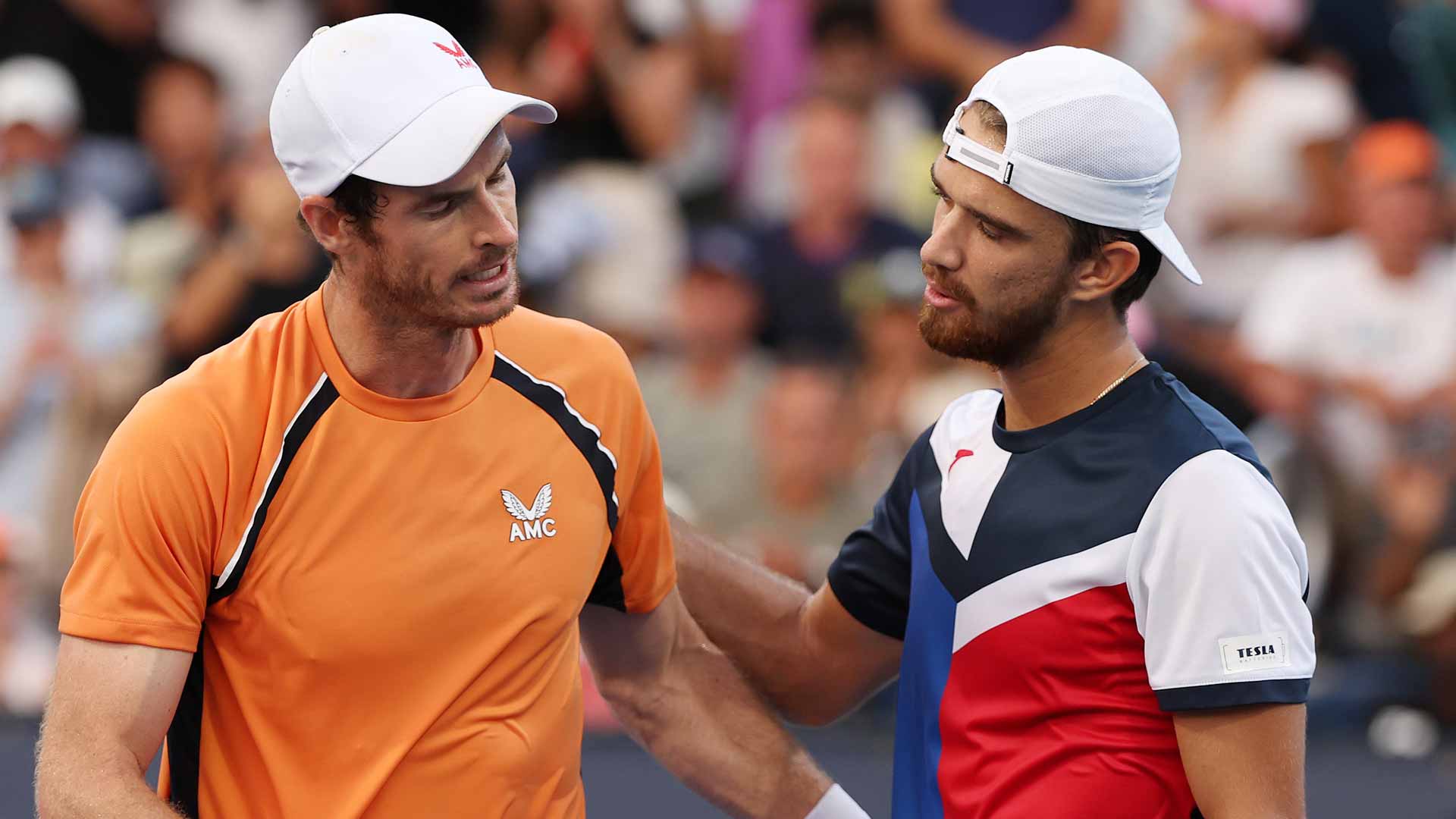 Andy Murray and Tomas Machac last met earlier this year in a marathon clash in Miami.