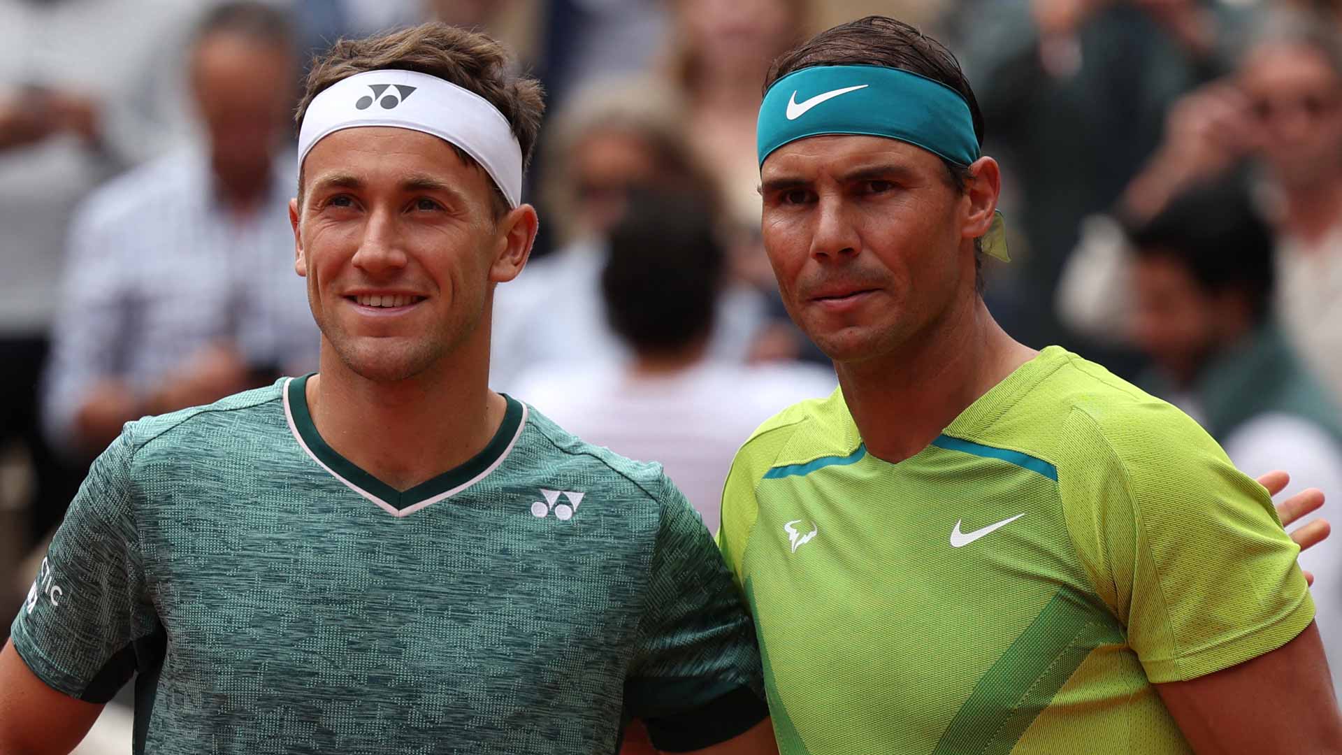 Casper Ruud and Rafael Nadal have played twice, with the Spaniard winning both meetings.