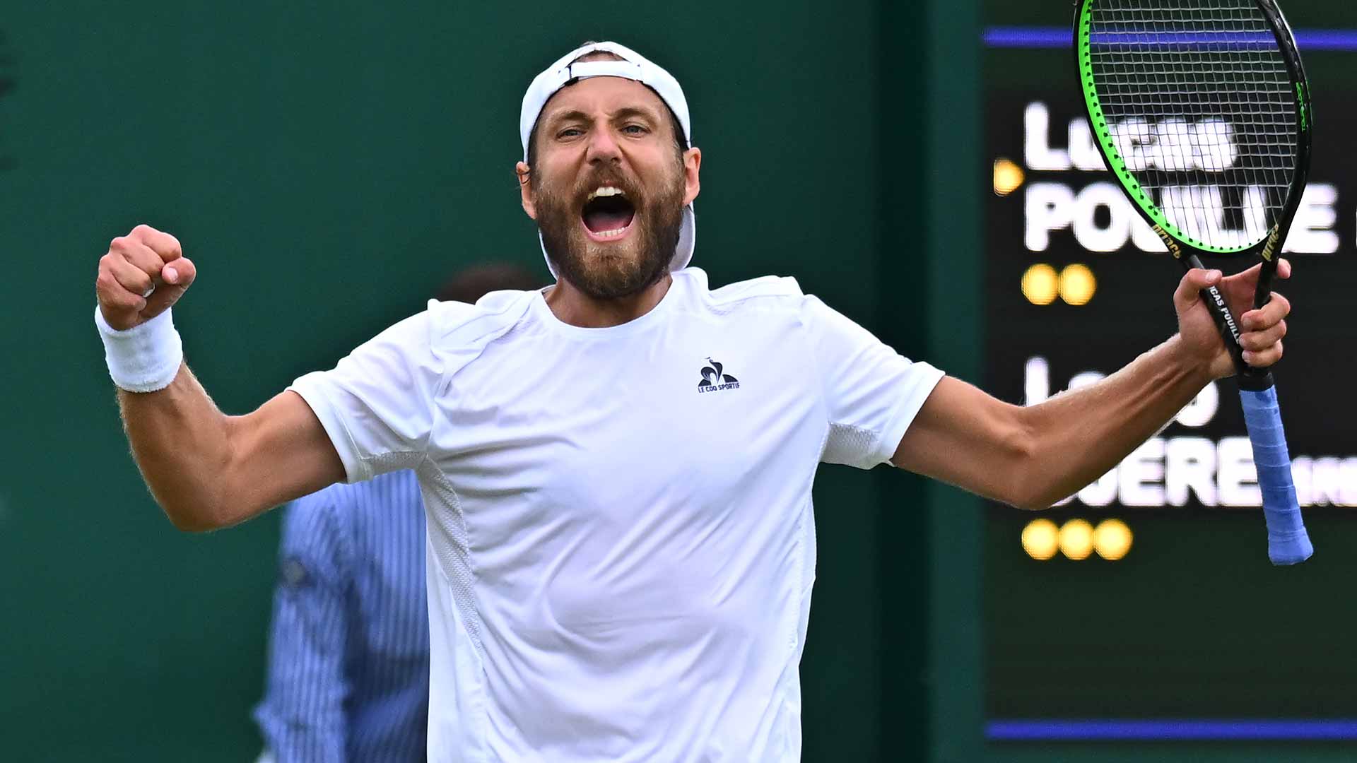 'When you do that you lose!' Pouille, inspired by daughter, shining at Wimbledon again