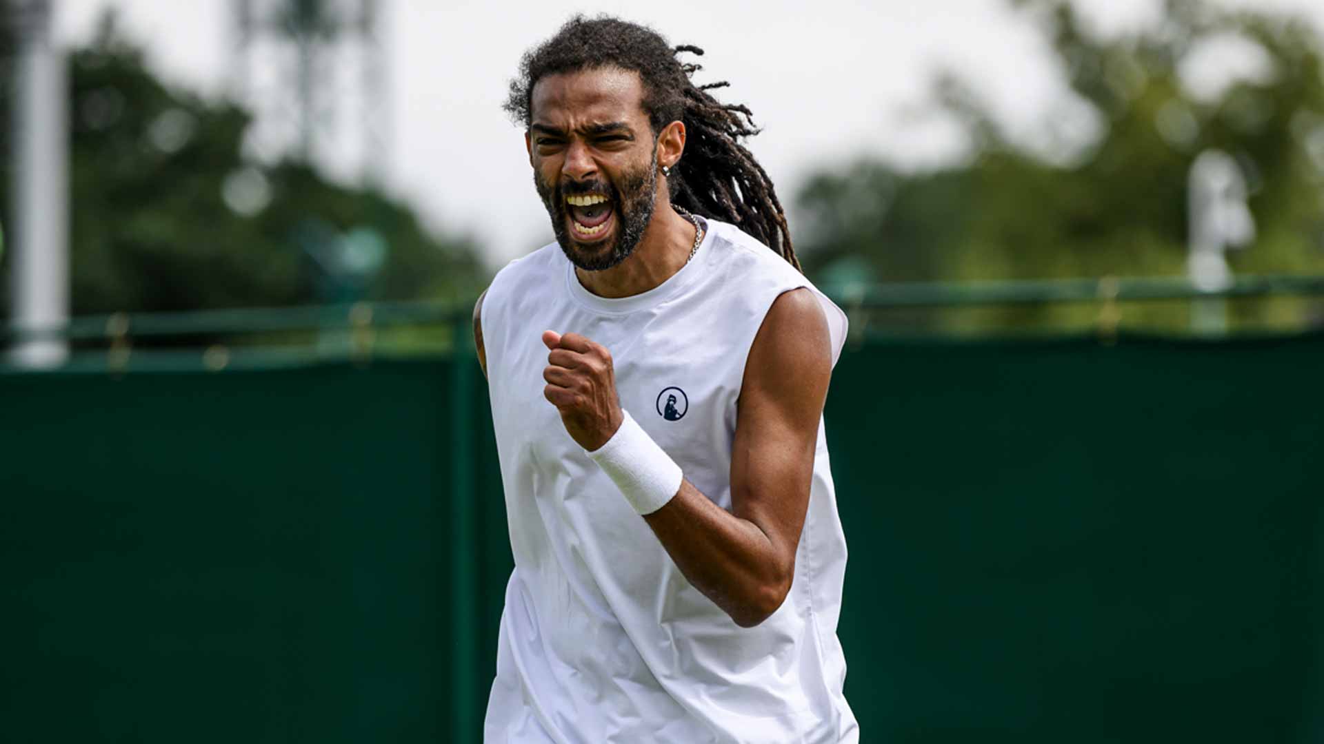 Dustin Brown  is competing at Wimbledon for the first time since 2019.
