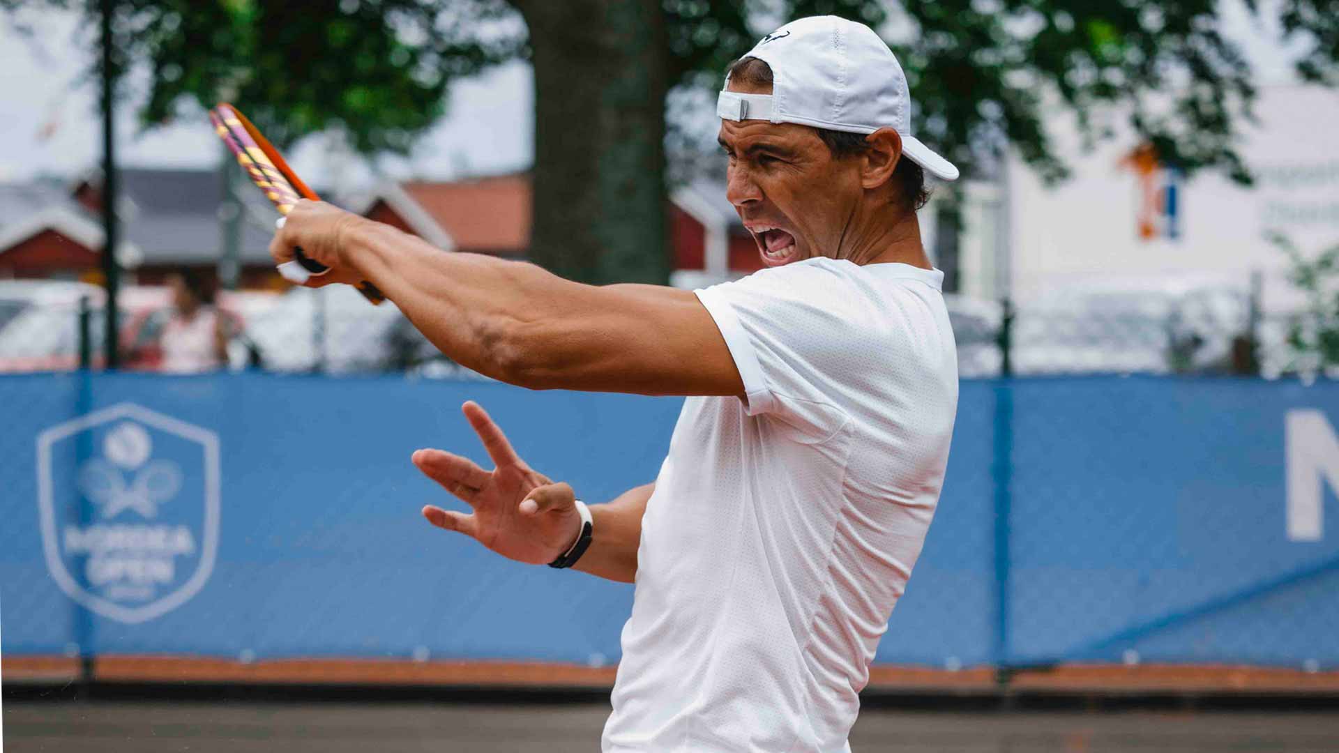 Rafael Nadal will pursue his second Bastad title.