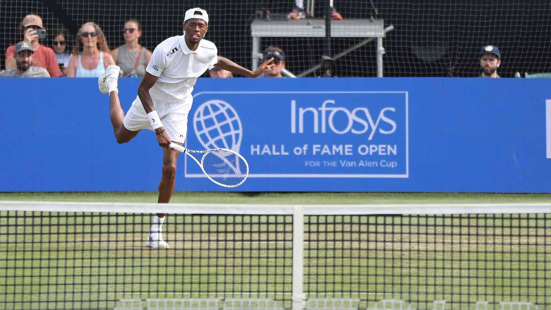 Christopher Eubanks is pursuing his first ATP Tour title of the 2024 season in Newport.