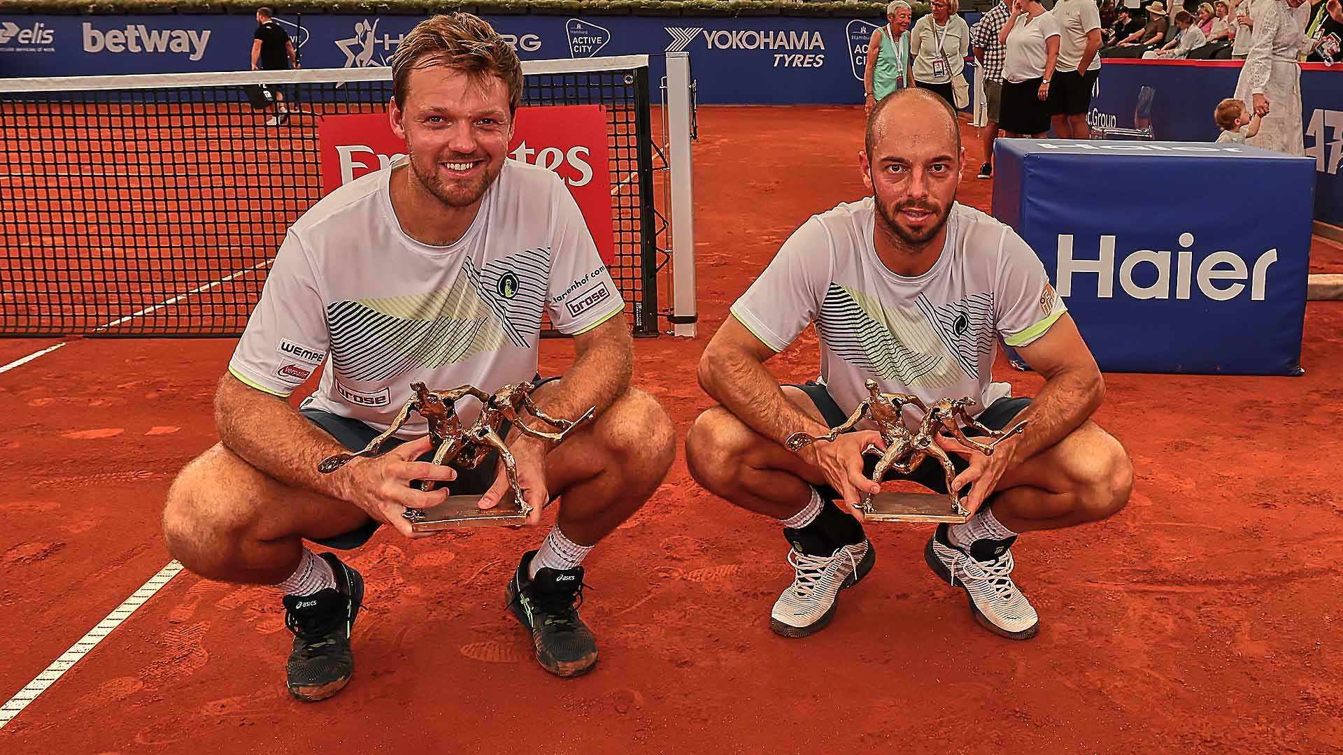 Kevin Krawietz and Tim Puetz win their second tour-level title as a team in Hamburg.