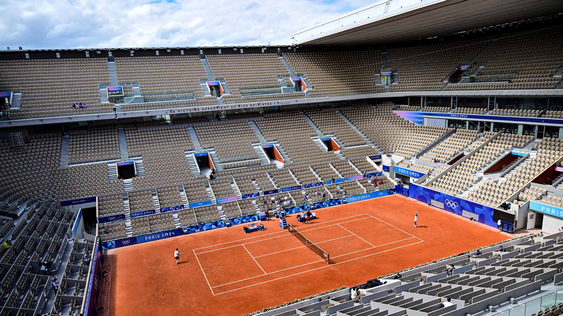 Roland Garros es la sede para el tenis en los Juegos Olímpicos. 