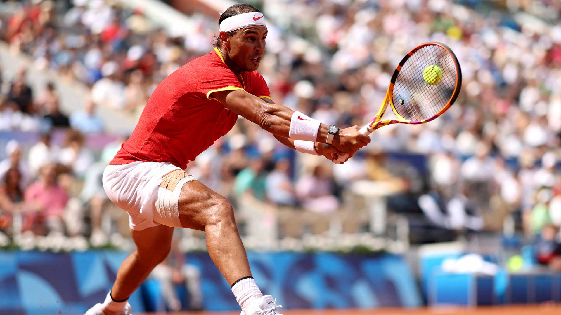 Nadal survives to set Djokovic blockbuster at Paris Olympics