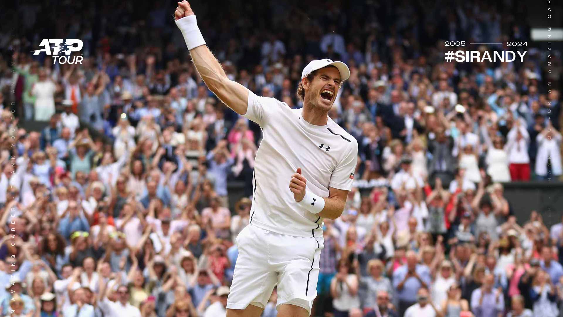 Andy Murray won two Wimbledon titles during his illustrious career.
